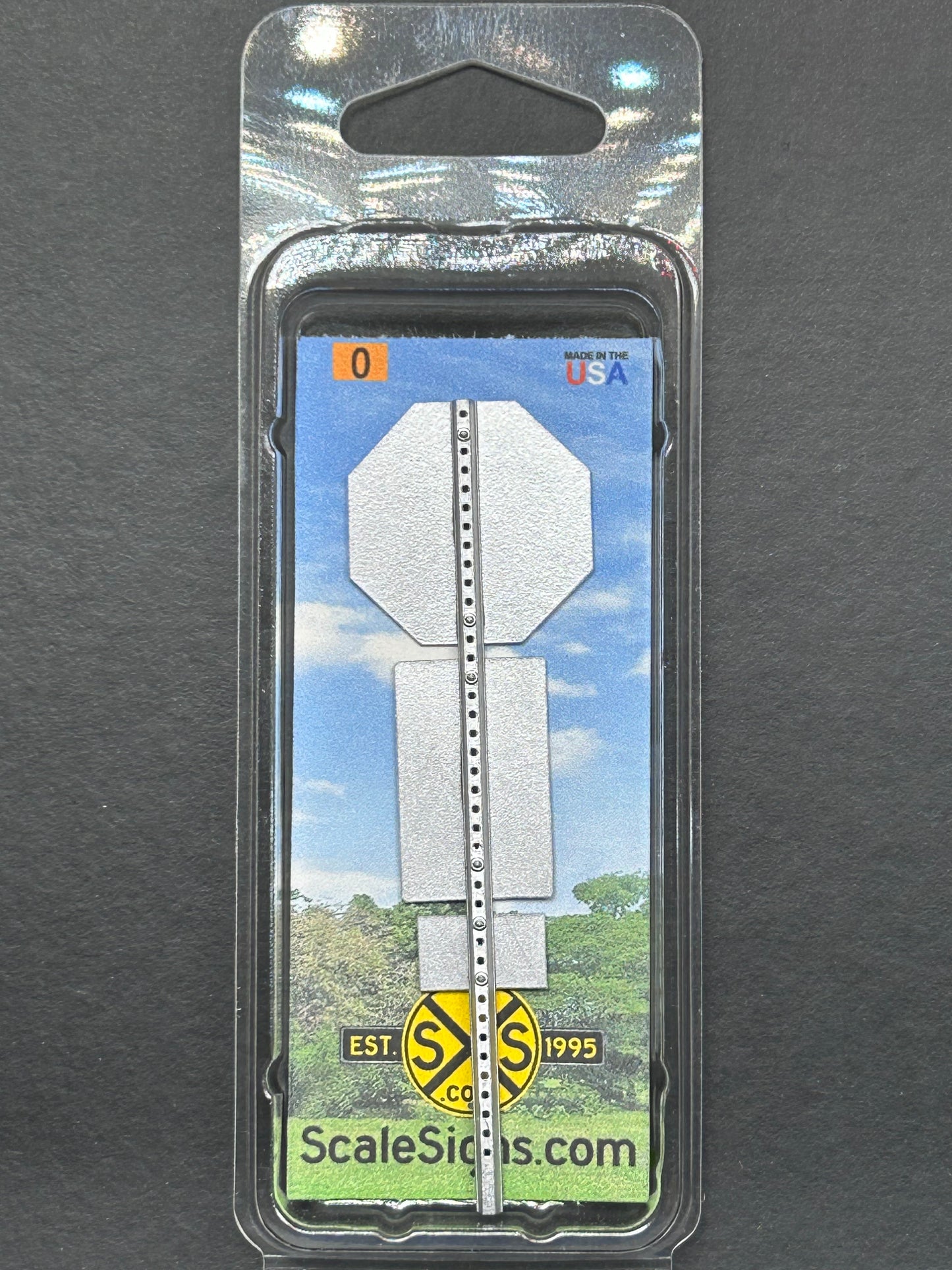🟠 Private Railroad Crossing + ID / New w/ Silver Pole