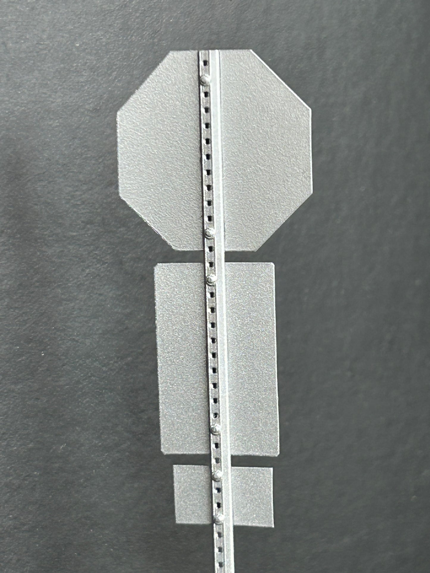 🟠 Private Railroad Crossing + ID / New w/ Silver Pole