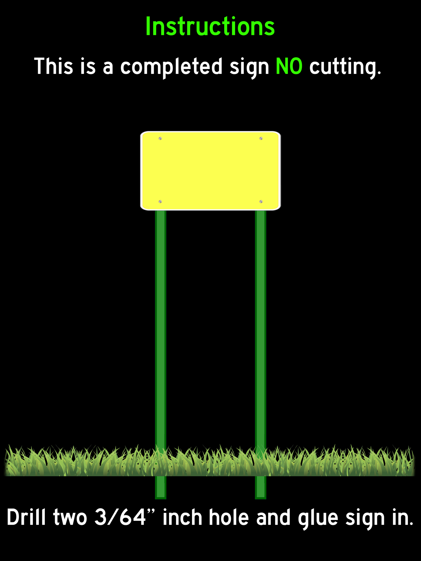 🟢 Two Arrow with Strips 2 Poles
