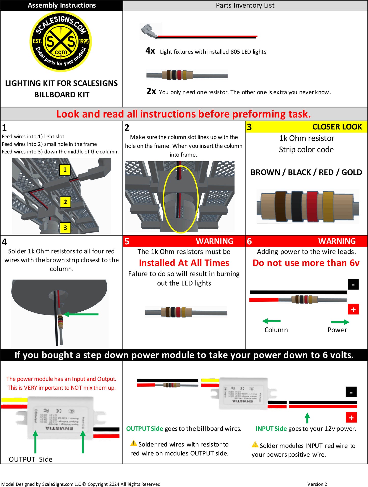 š¢ Tri-Post Billboard Lighting Kit - Grey