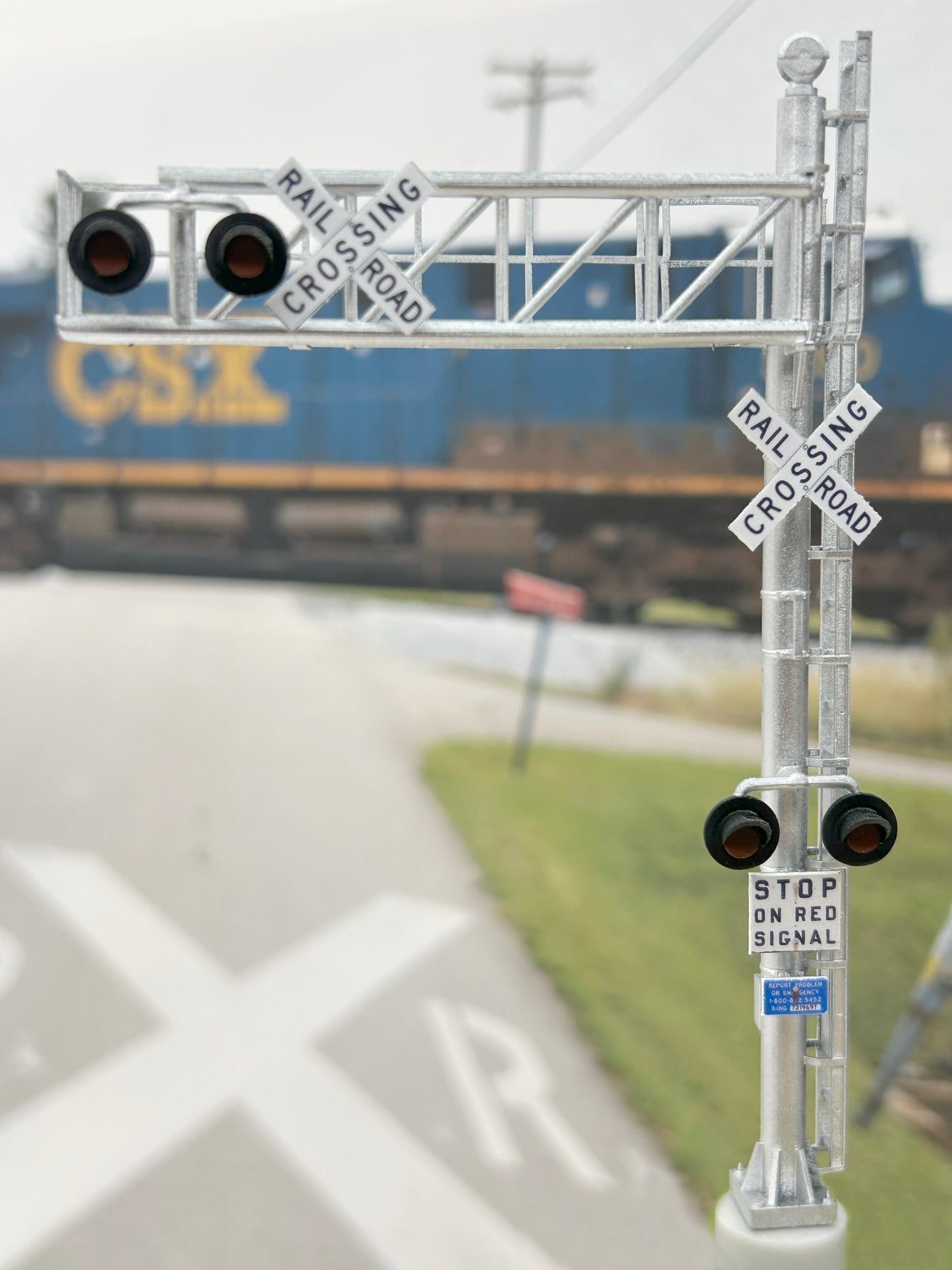 🟢  RR Crossing Cantilever - 1 Track / USA