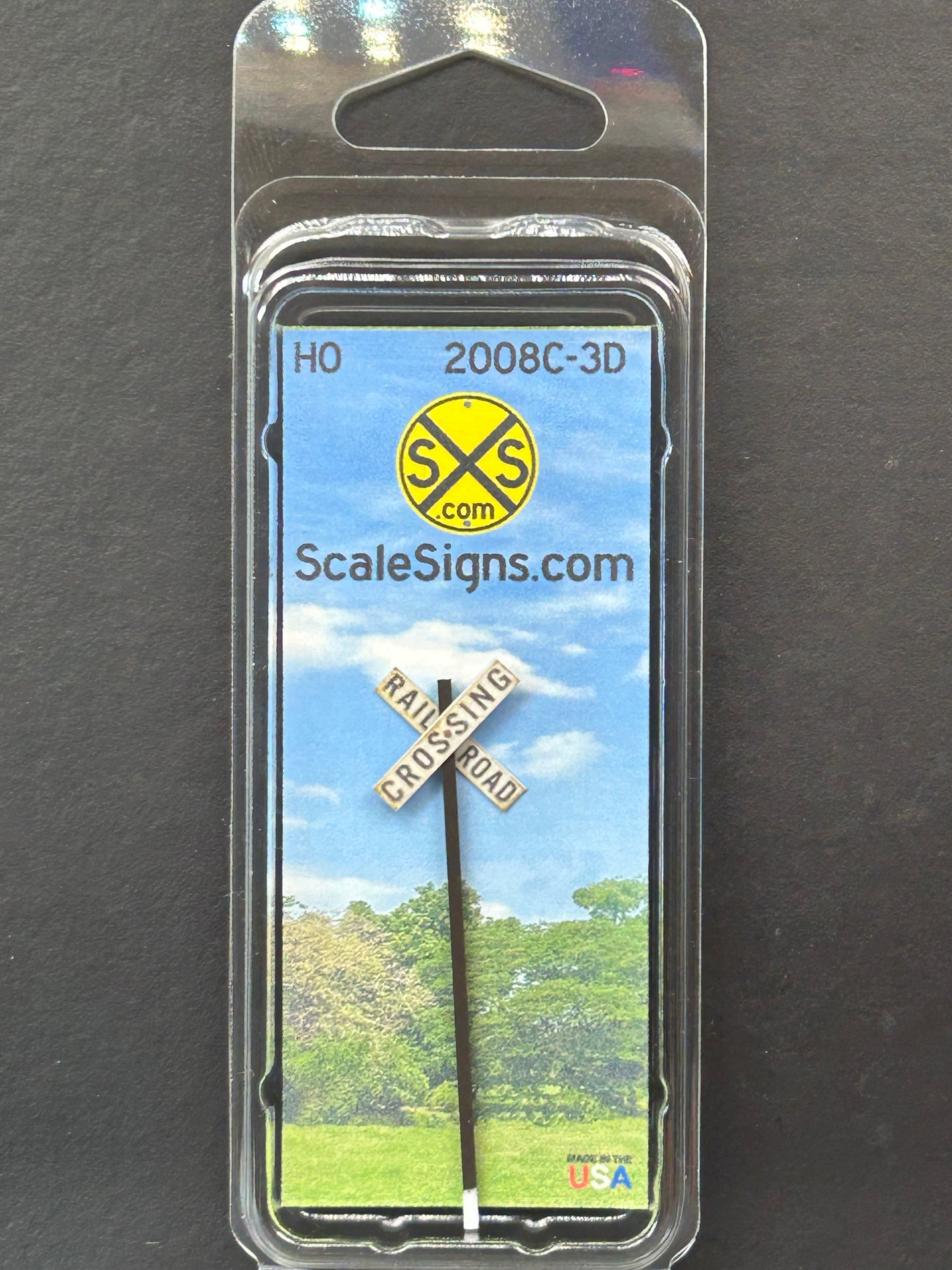 HO - 3D Railroad Signs