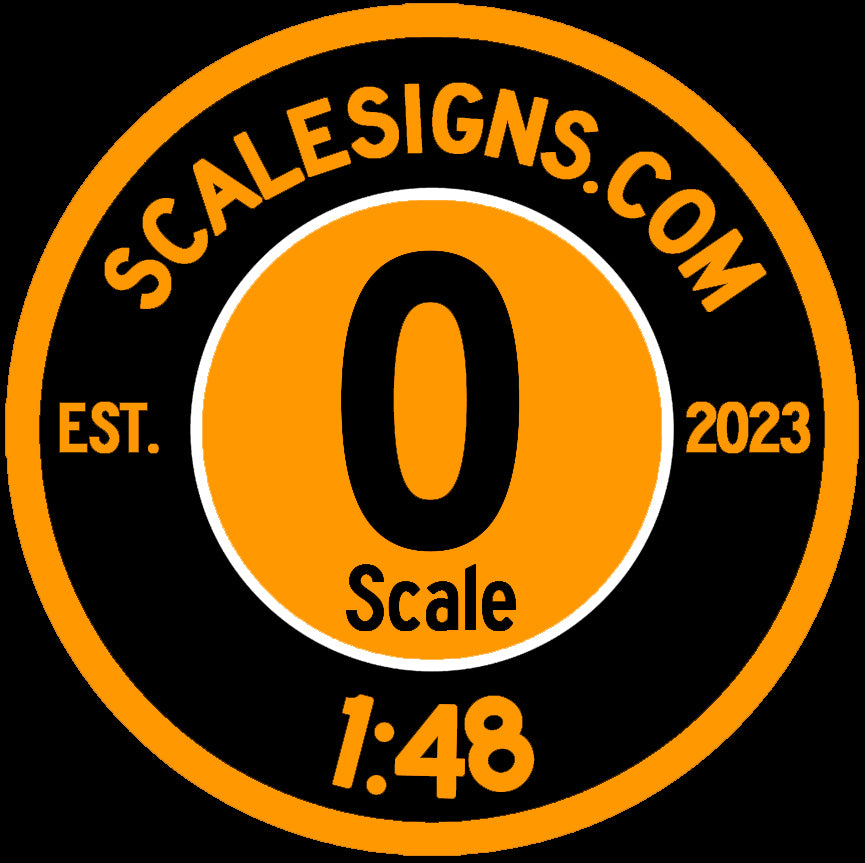 0 Scale Signs O - Scale – ScaleSigns.com
