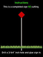 Scale Detailed Model Street and Railroad Signs in 1:87 HO| ScaleSigns.com