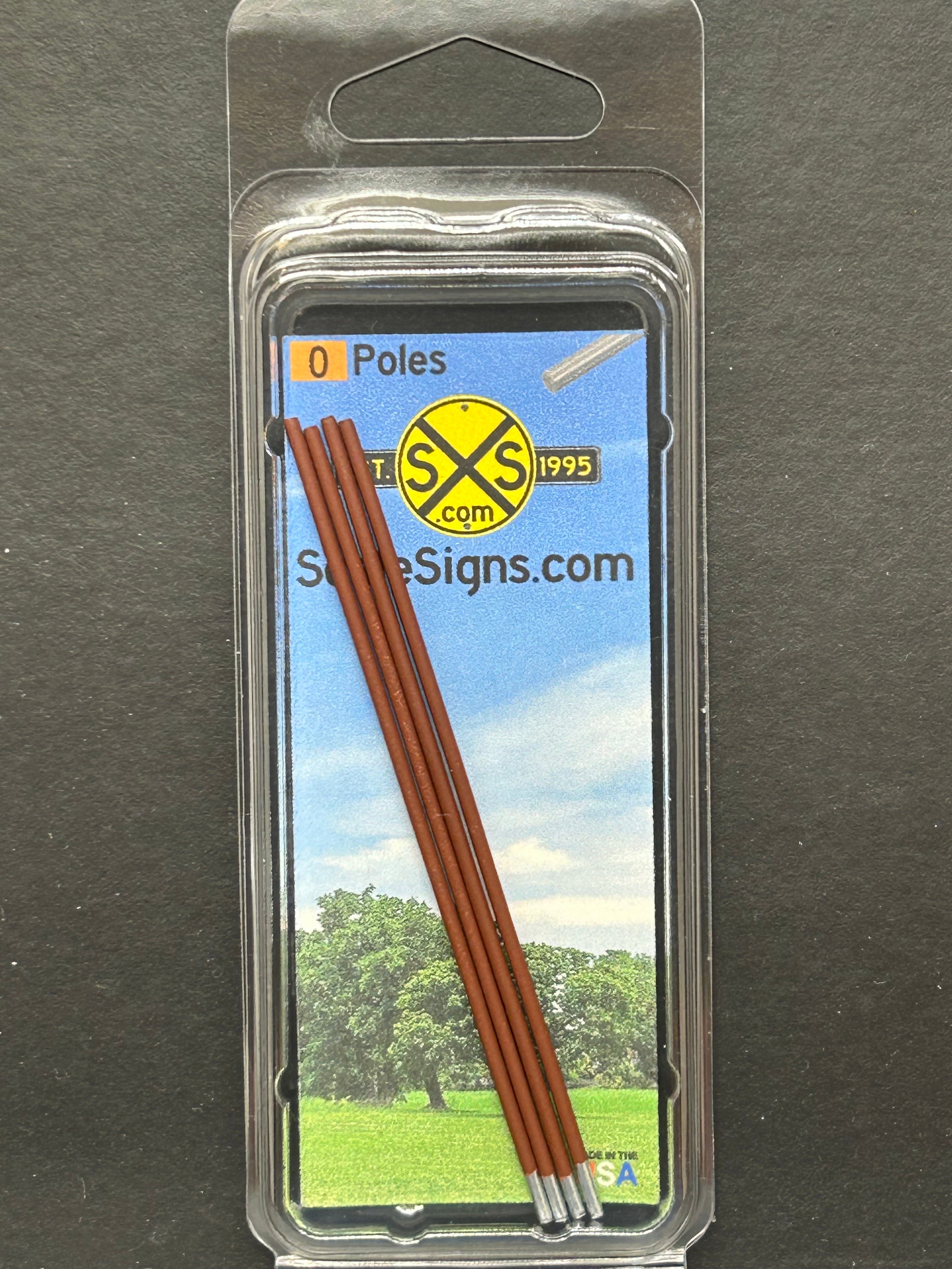0 Scale Signs Scale Detailed Model Street and Railroad Signs in 1:48 O Scale ...