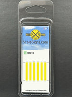 HO-1100-v3 / Simulated Strip Yellow
