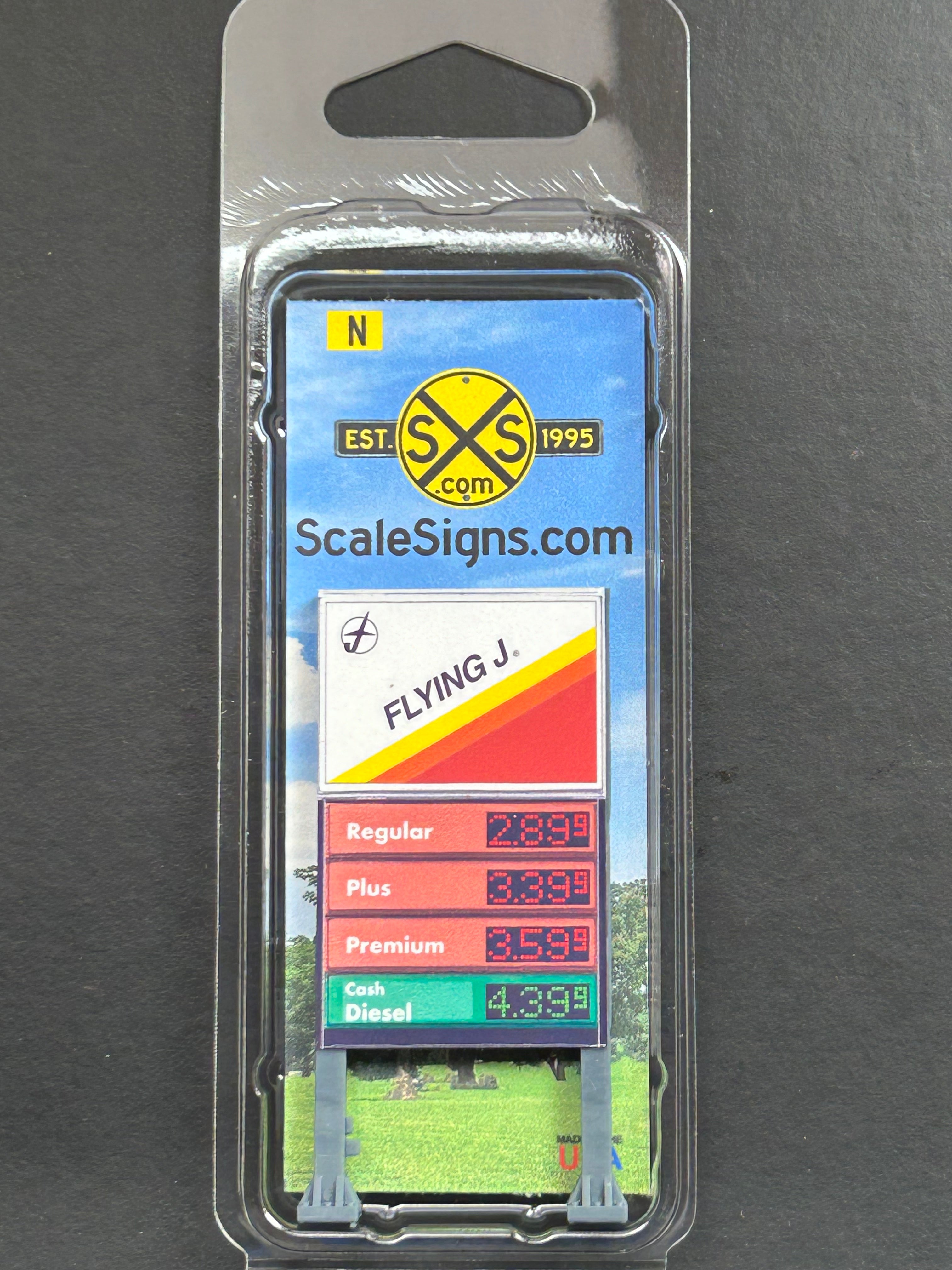 Scale Detailed Model Street and Railroad Signs in 1:160 N Scale ...