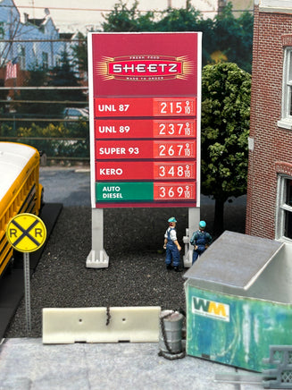 Sheetz Diesel Price R Sign 🟢 Sheetz v1| ScaleSigns.com