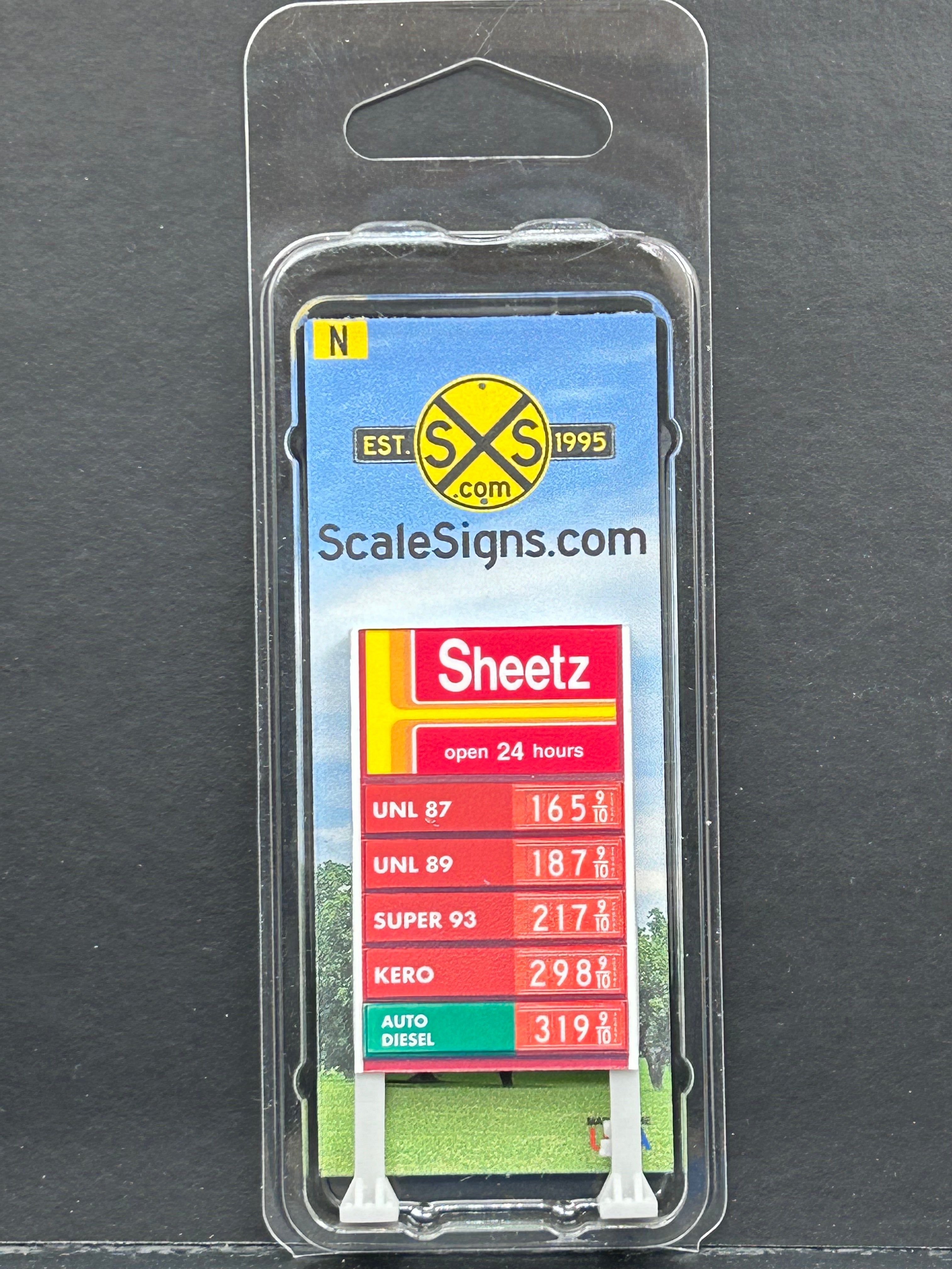 Scale Detailed Model Street and Railroad Signs in 1:160 N Scale ...