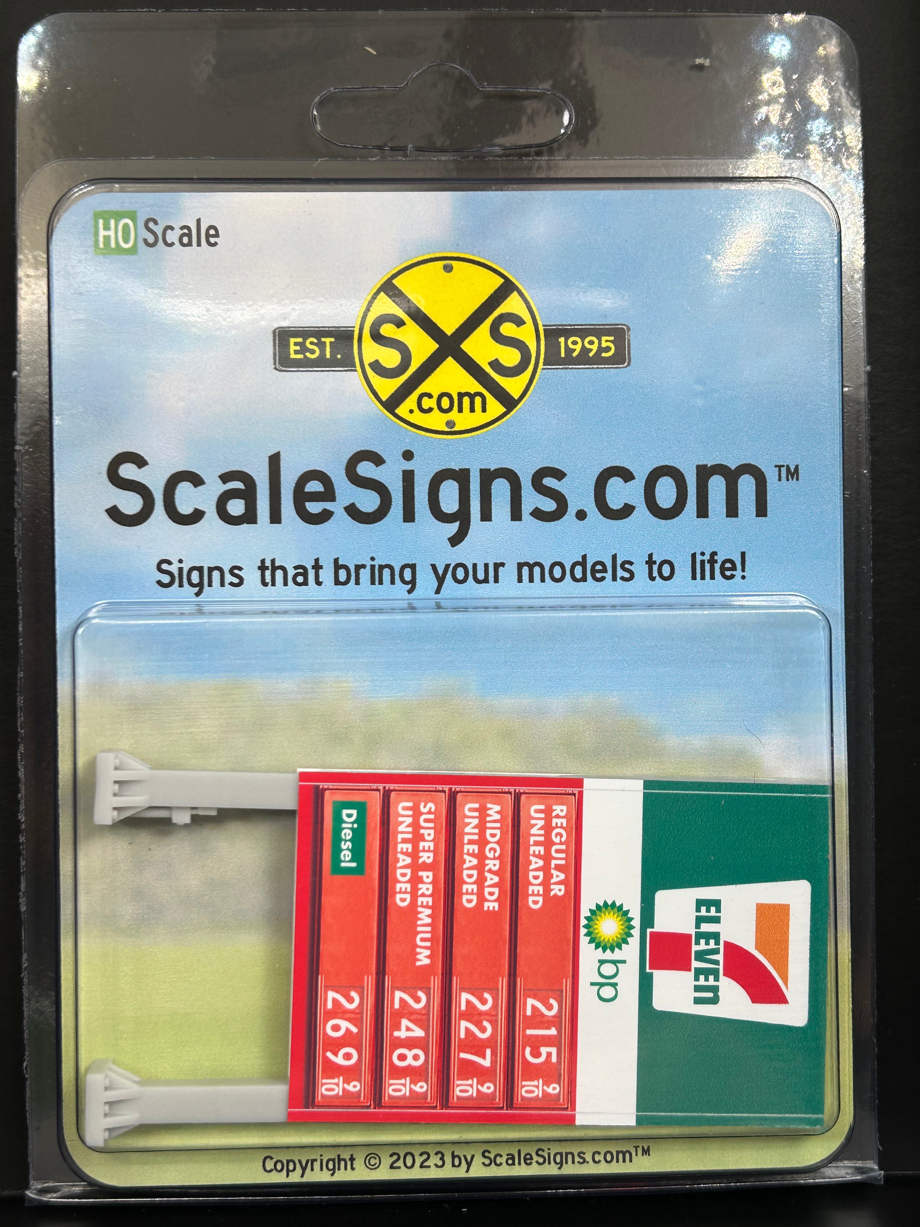 Free Scale. Sign Scale Detailed Model Street and Railroad Signs in 1:87 HO Scale ...