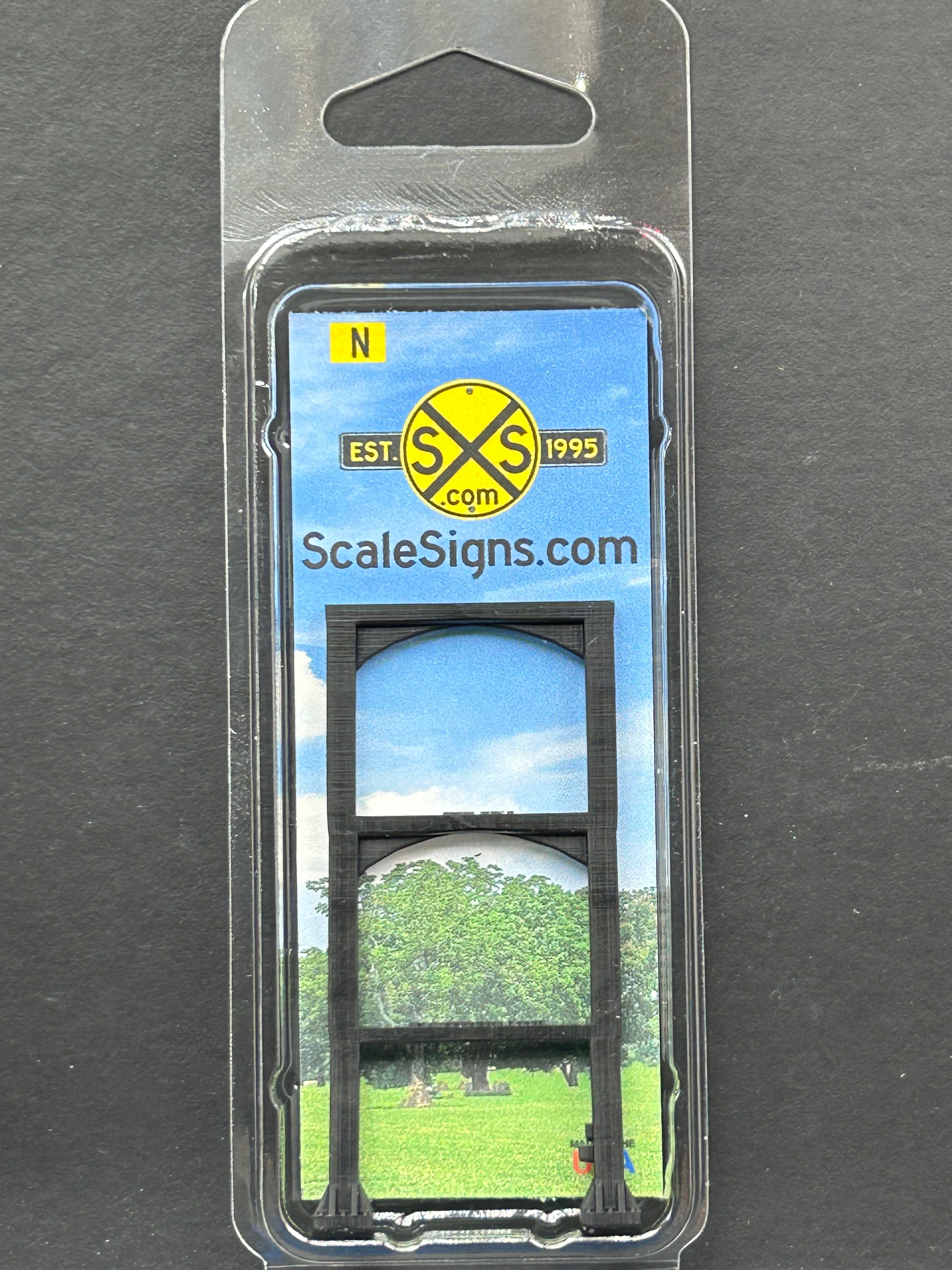 Scale Detailed Model Street and Railroad Signs in 1:160 N Scale ...