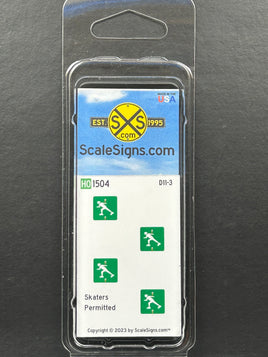 HO-1504 / Skaters Permitted