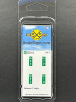 HO-1521-v2 / Milepost 2 digit