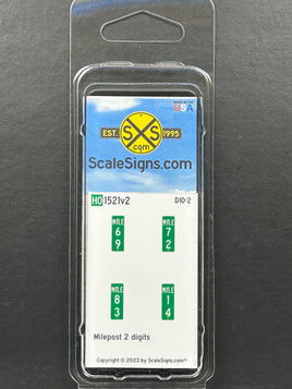 HO-1521-v2 / Milepost 2 digit