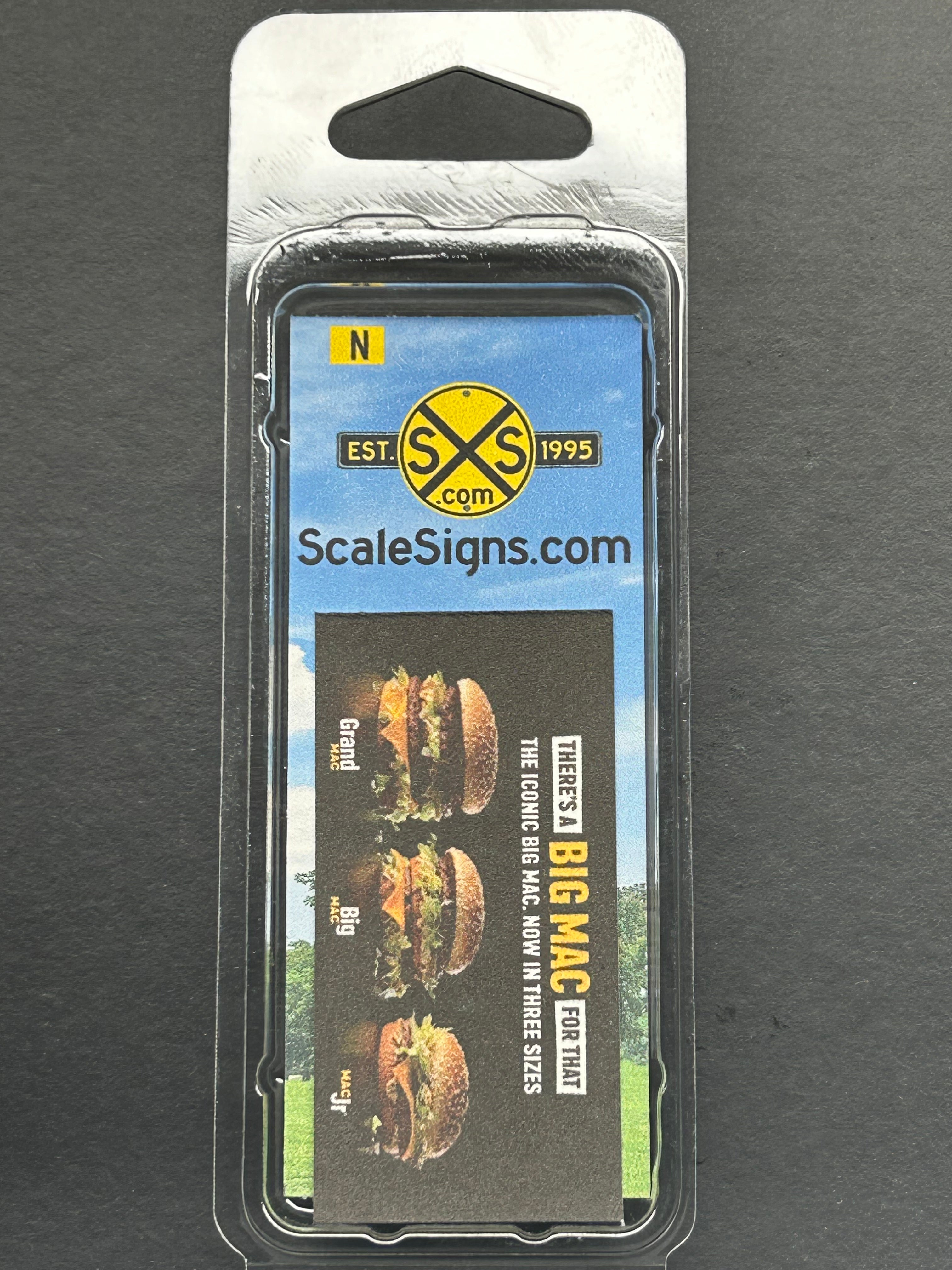 Scale Detailed Model Street and Railroad Signs in 1:87 HO Scale ...