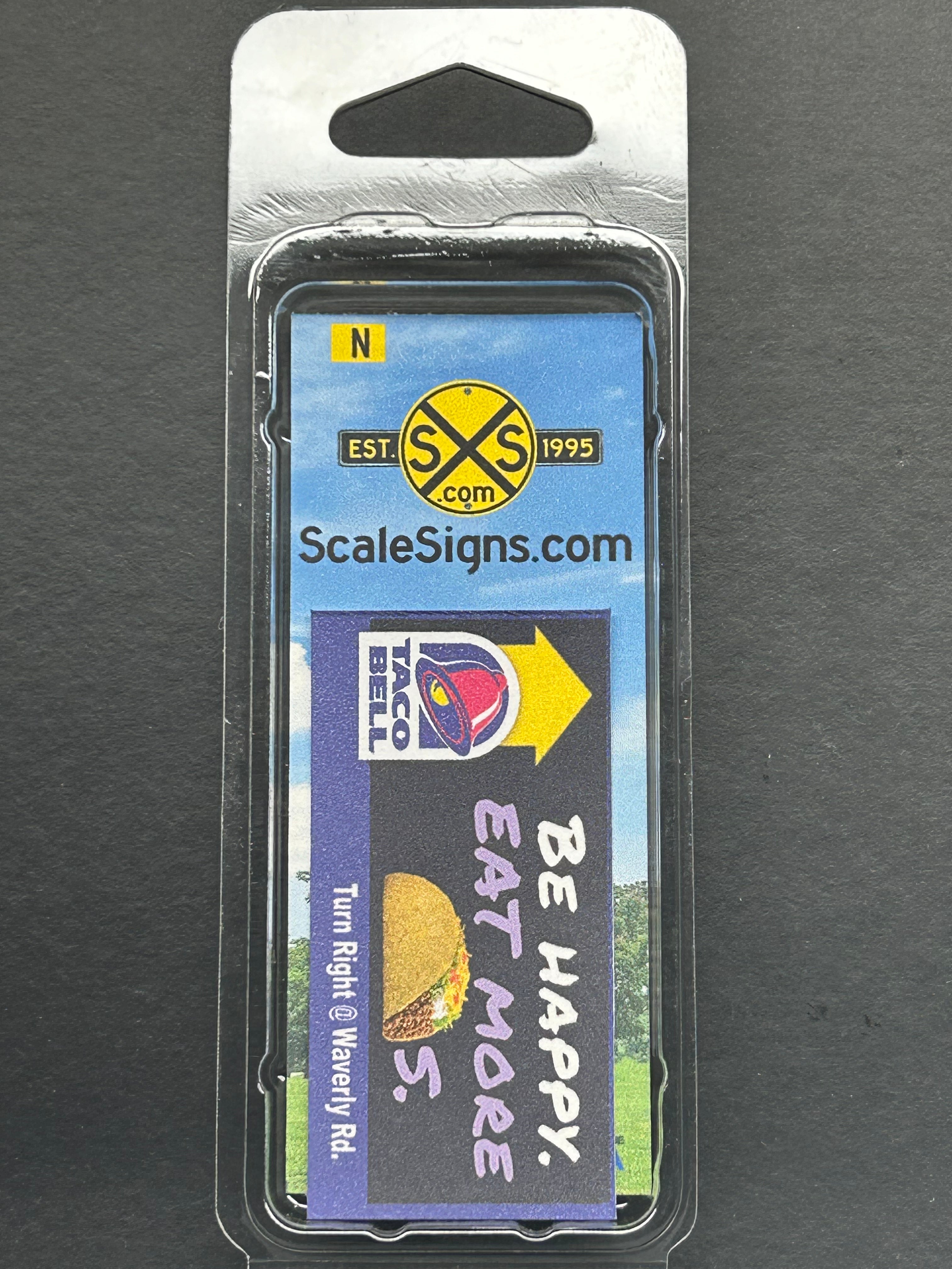 Scale Rider Sign Scale Detailed Model Street and Railroad Signs in 1:87 HO Scale ...