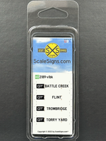 HO-2189-v1bk / Division Control Point Signs - Grand Truck Black