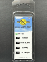 HO-2189-v4bk / Division Control Point Signs - Grand Truck Black