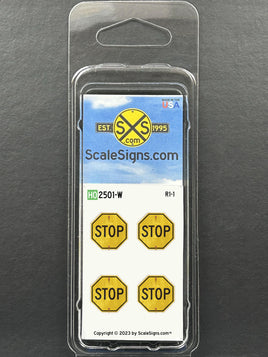 HO-2501-W / Stop Sign + Weathering