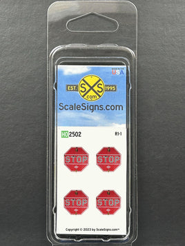HO-2502 / Stop signs with Cat Eyes