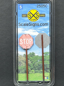 S-2505-C / Faded Stop Sign