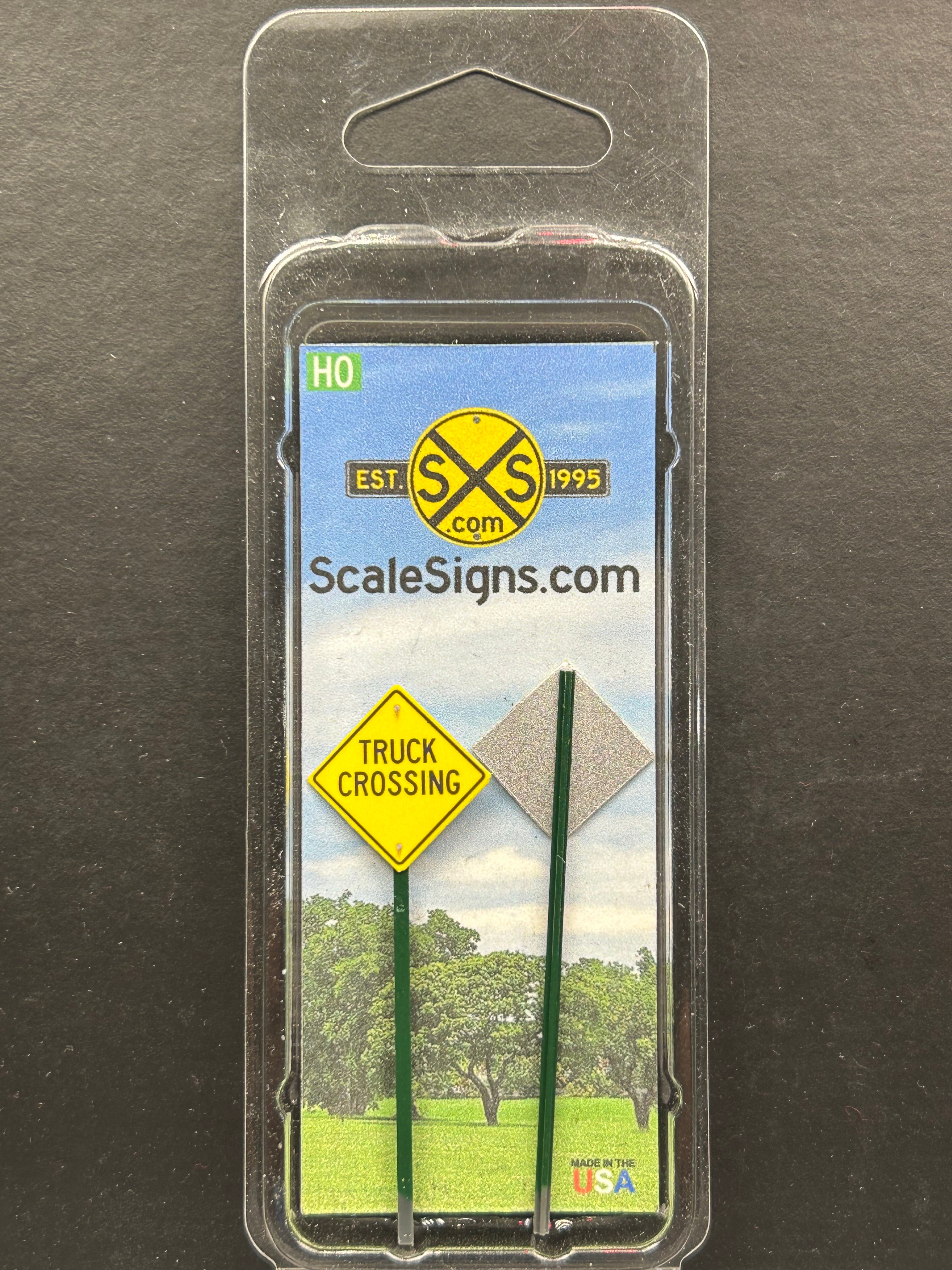 Model Rail Sign Scale Detailed Model Street and Railroad Signs in 1:87 HO – ScaleSigns.com