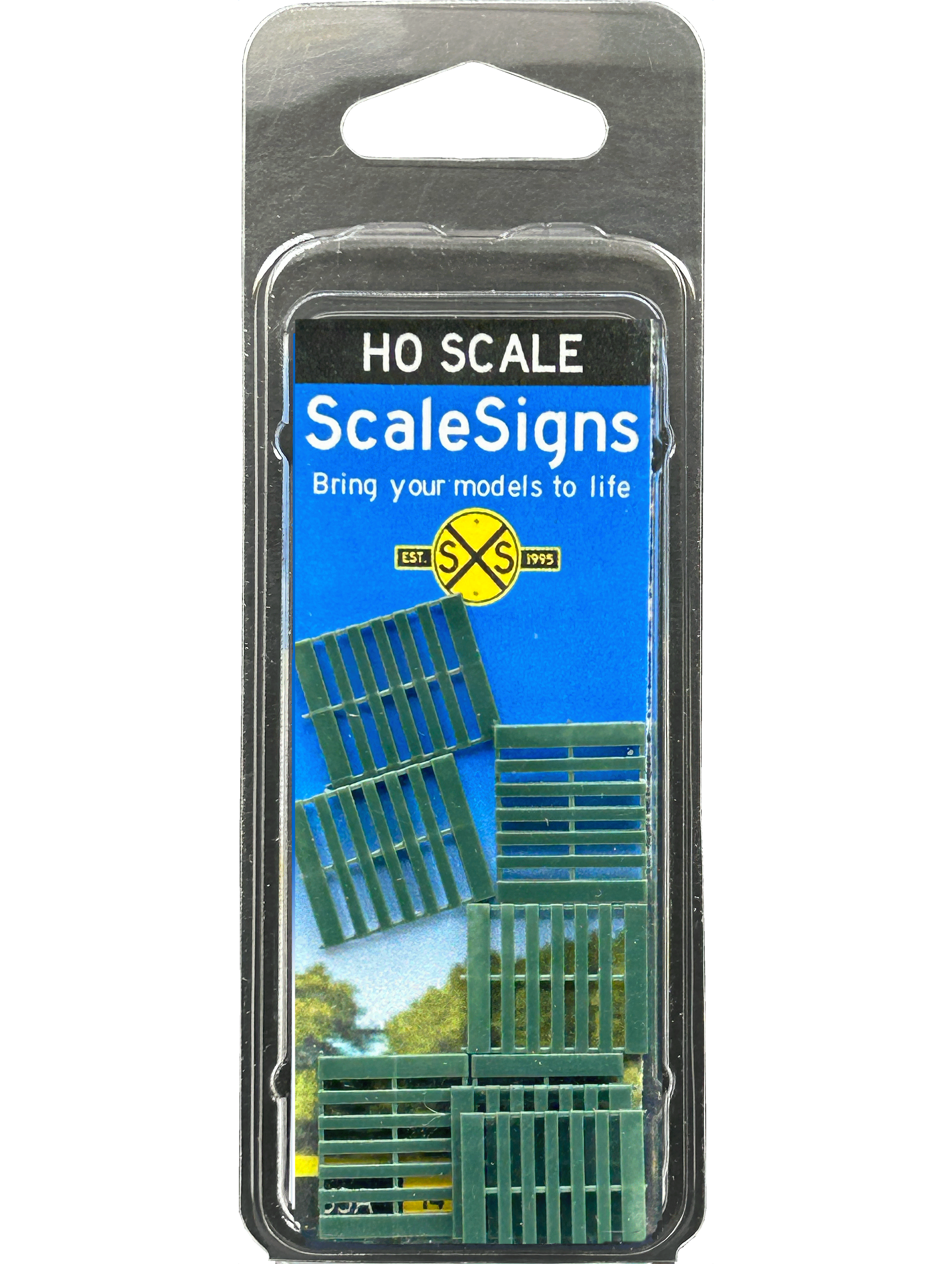Scale Detailed Model Street and Railroad Signs in 1:87 HO – ScaleSigns.com