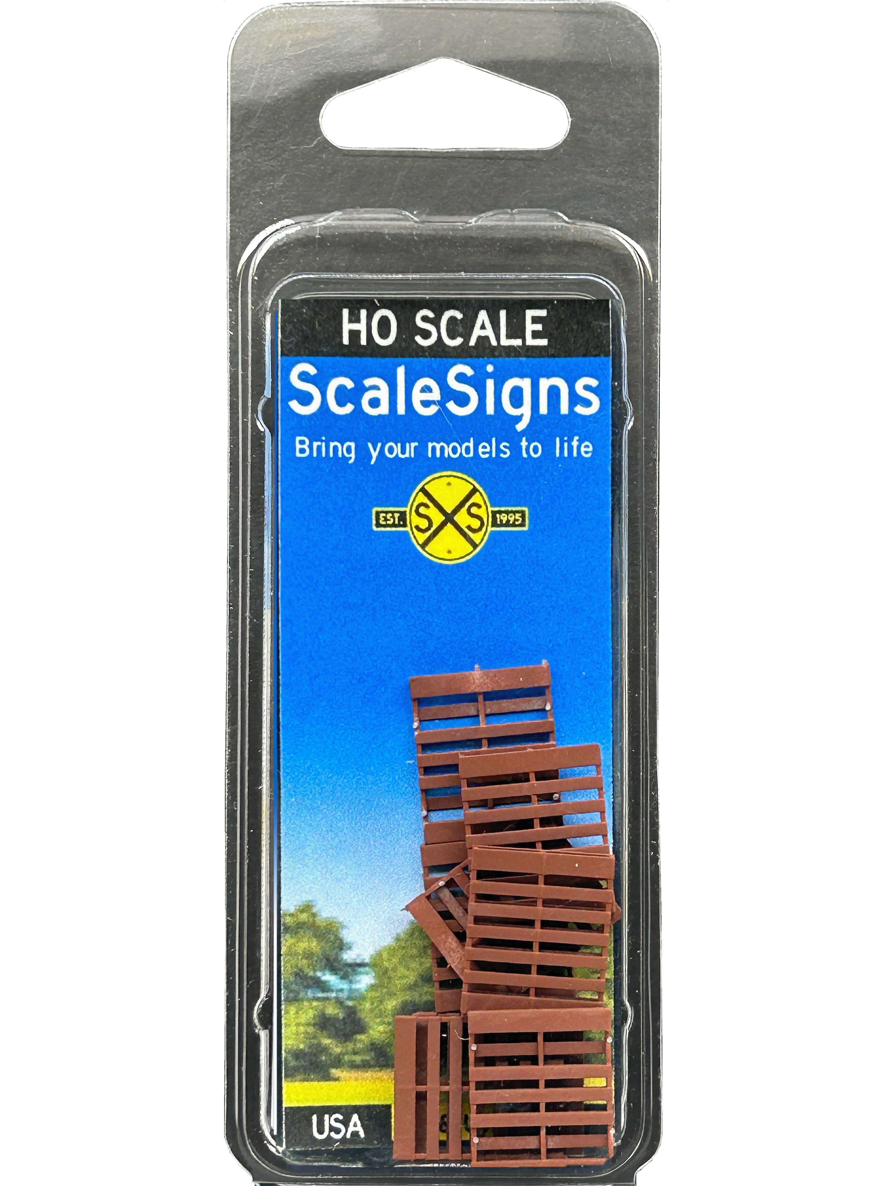Scale Detailed Model Street and Railroad Signs in 1:87 HO – ScaleSigns.com