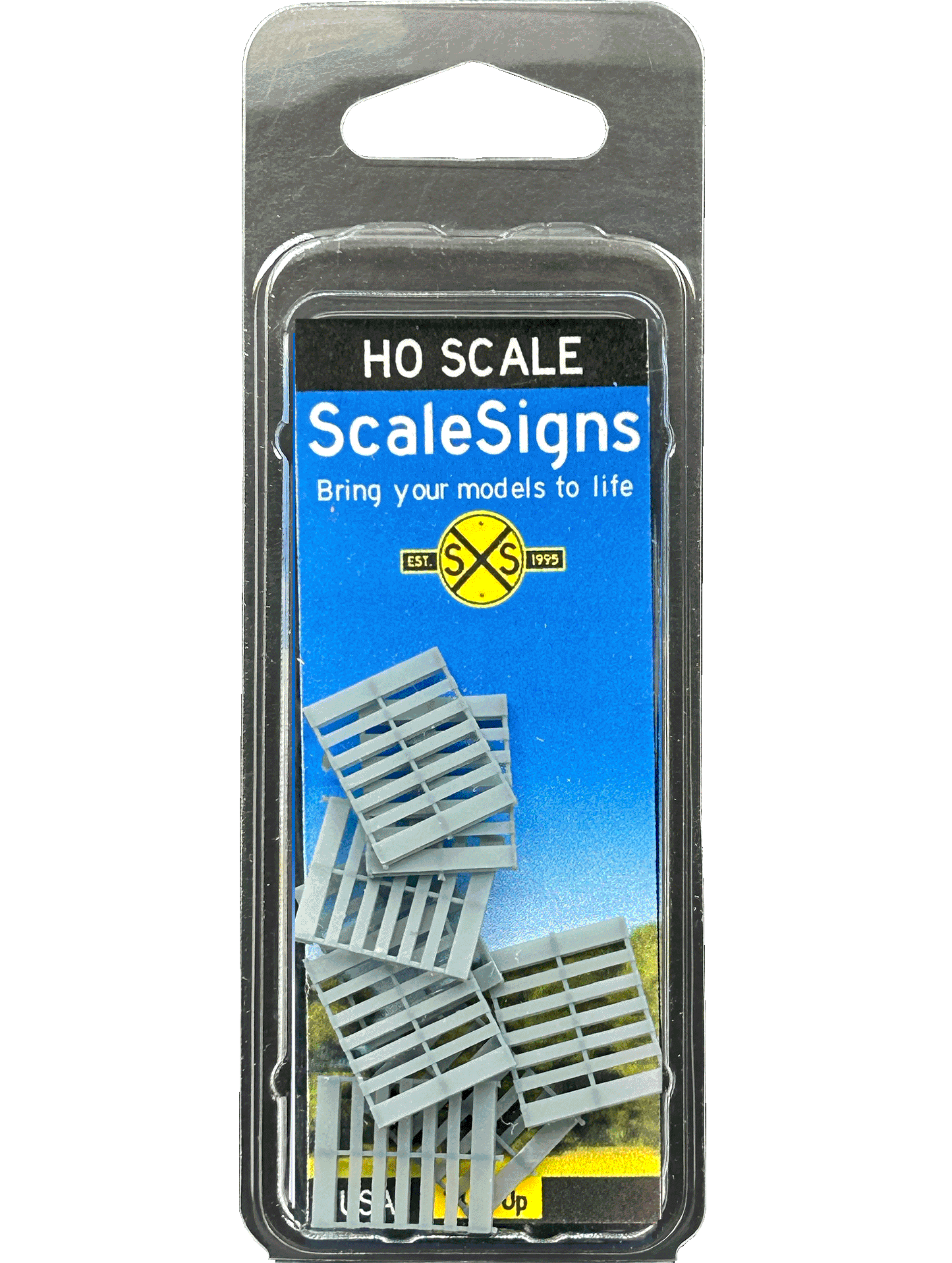 Scale Rider Sign Scale Detailed Model Street and Railroad Signs in 1:87 HO – ScaleSigns.com