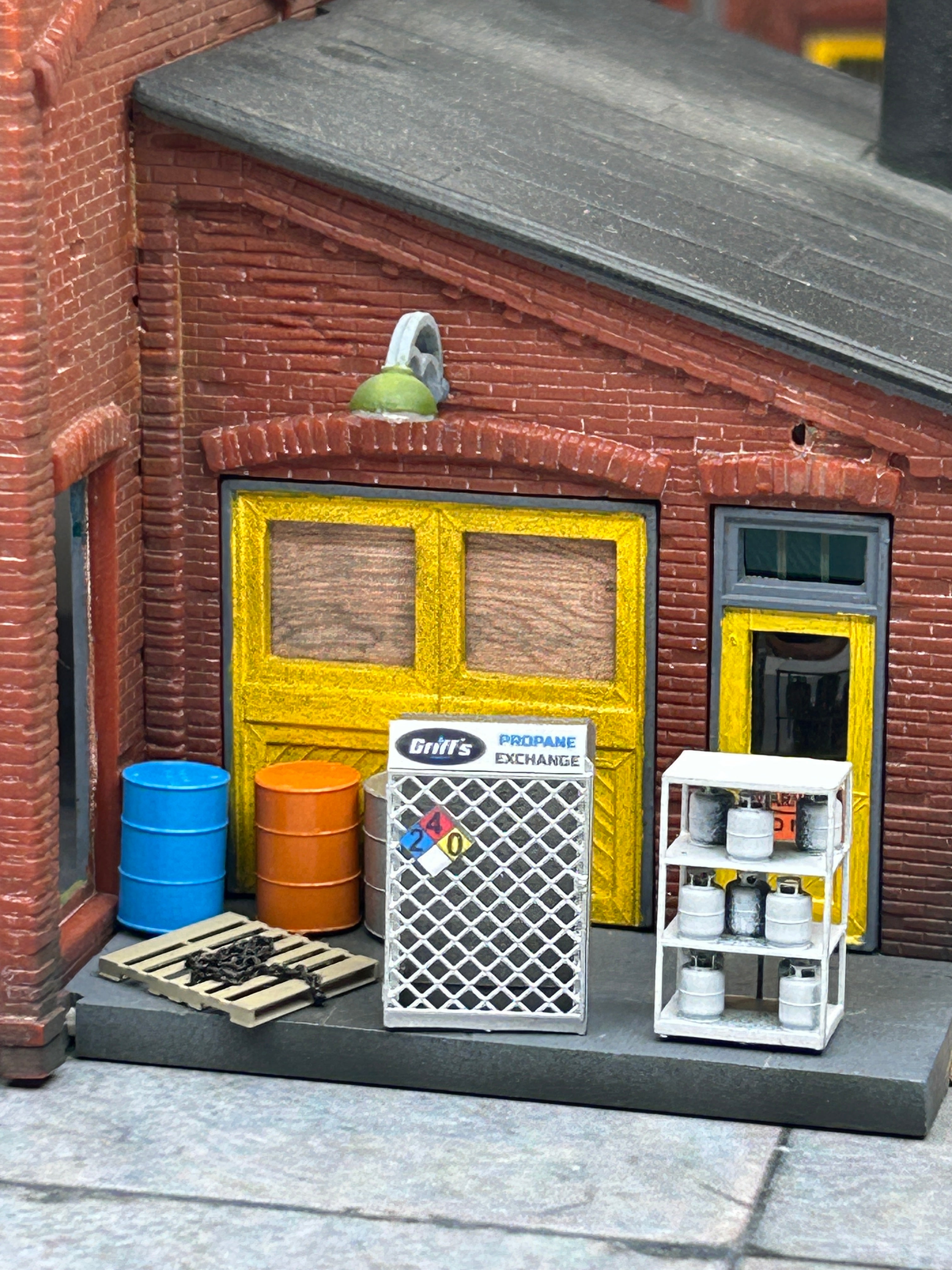 Scale Detailed Model Street and Railroad Signs in 1:87 HO – ScaleSigns.com