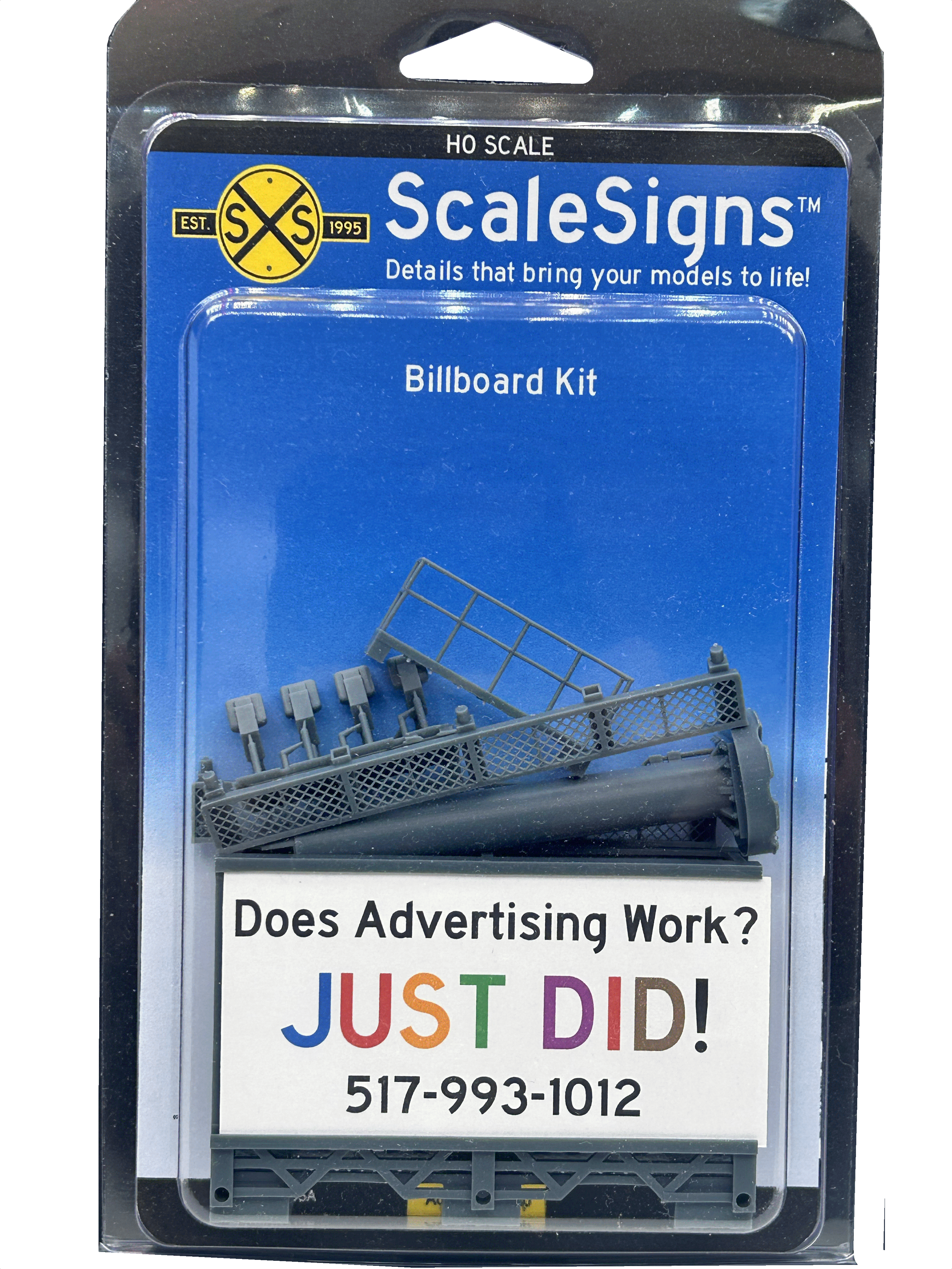 ⚫️Tri-Post Billboard Kit in Gray – ScaleSigns.com