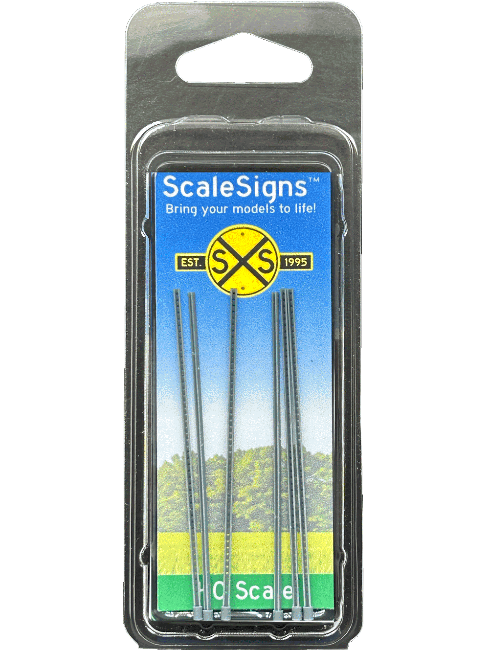 🟢 Pinnacle - U-Channel Sign Posts with Holes / Dark Grey (Plain unpainted)