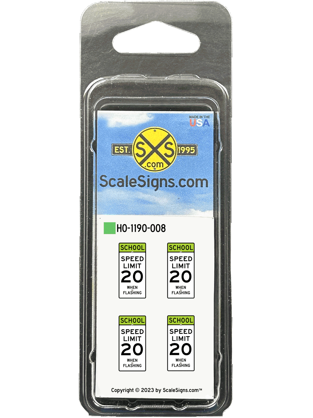 🟢 School Speed Limit 20 mph When Flashing