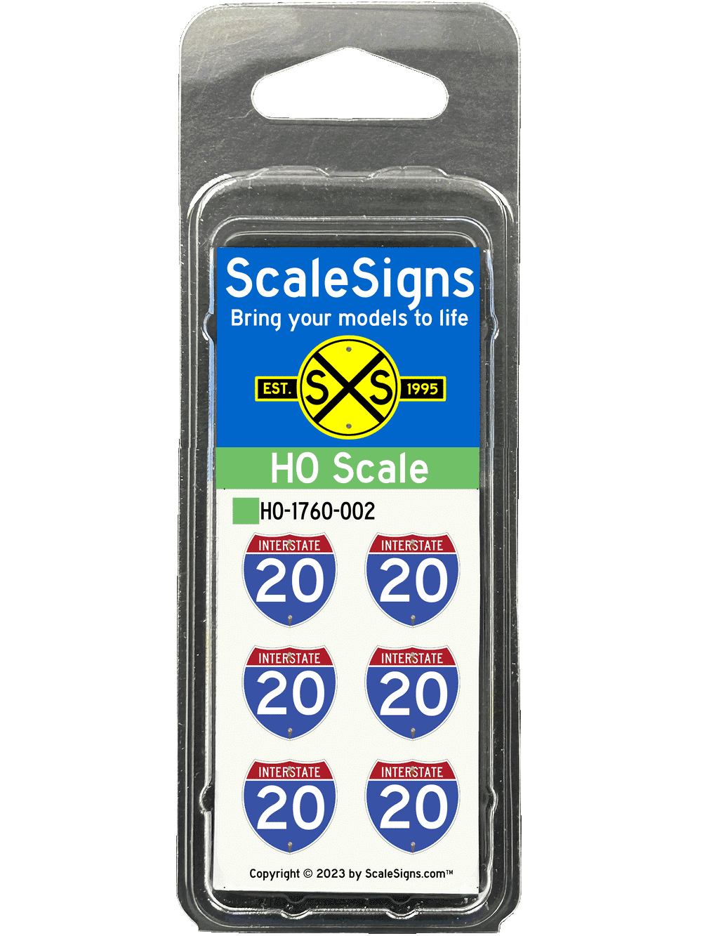 🟢 Interstate 2 Digits Highway Sign