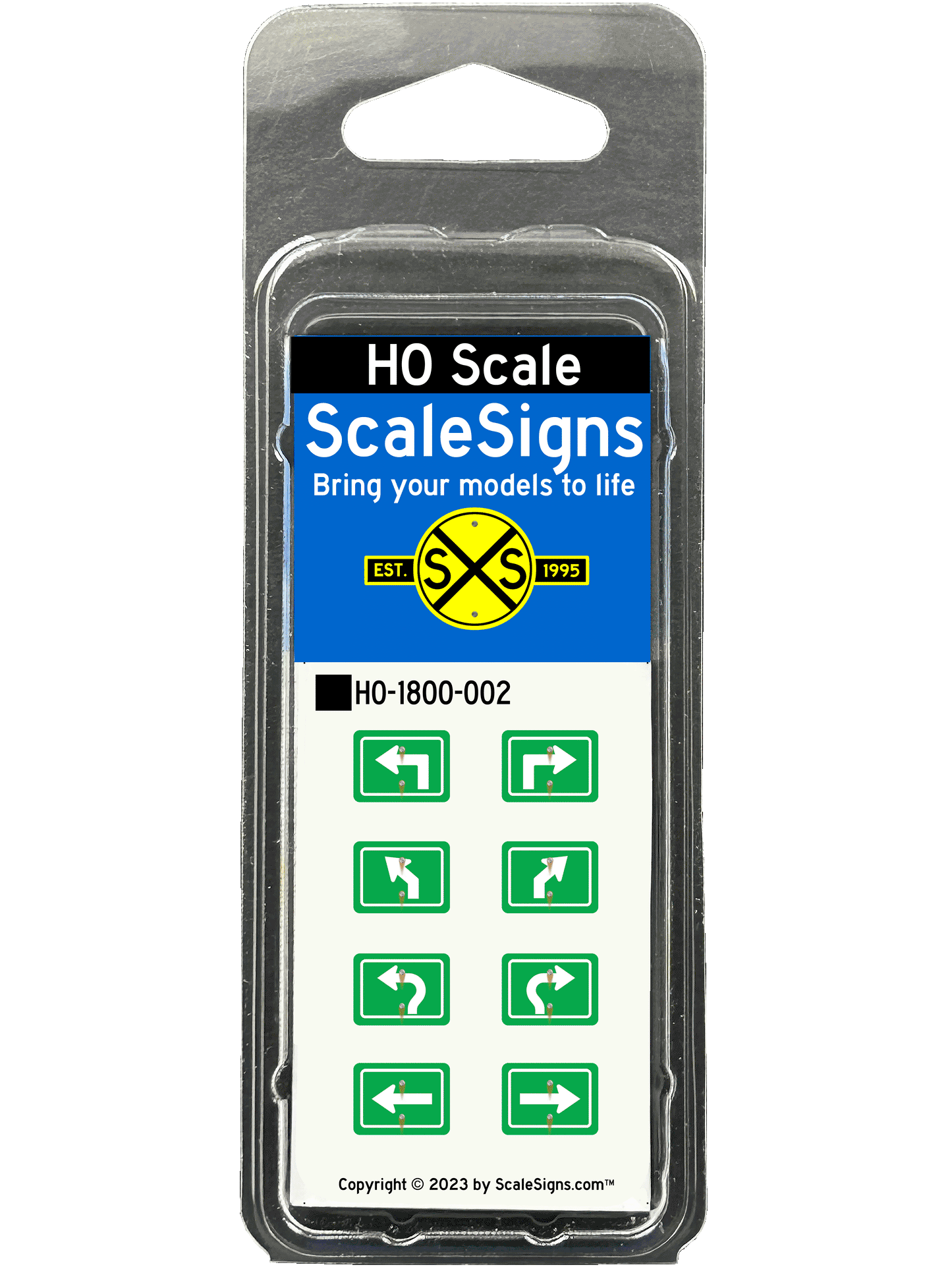 Scale Detailed Model Street and Railroad Signs in 1:87 HO Scale ...
