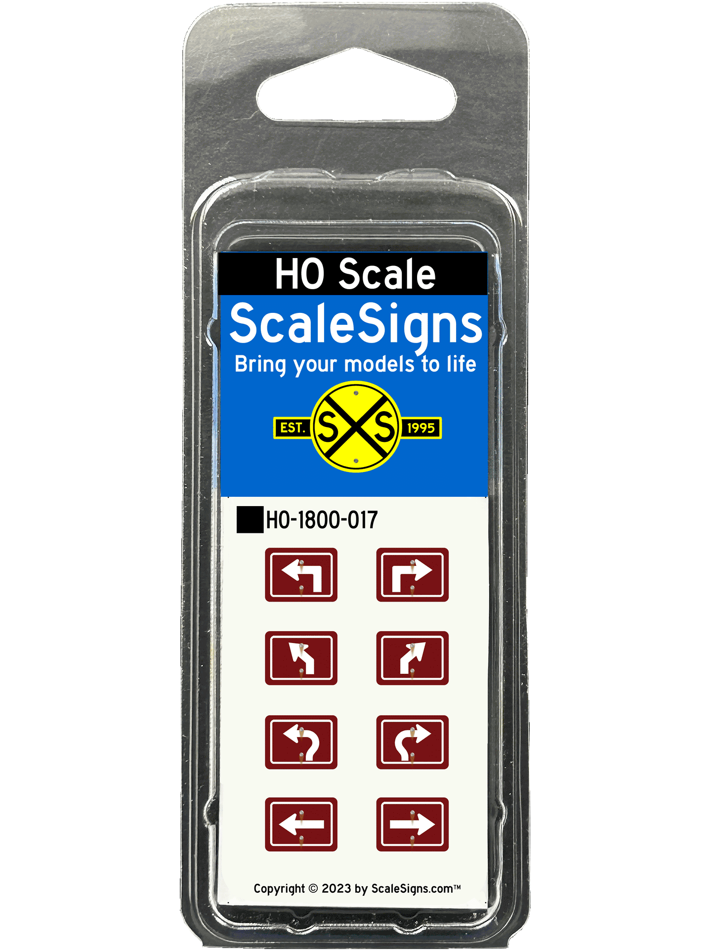 0 Scale Signs Scale Detailed Model Street and Railroad Signs in 1:87 HO Scale ...