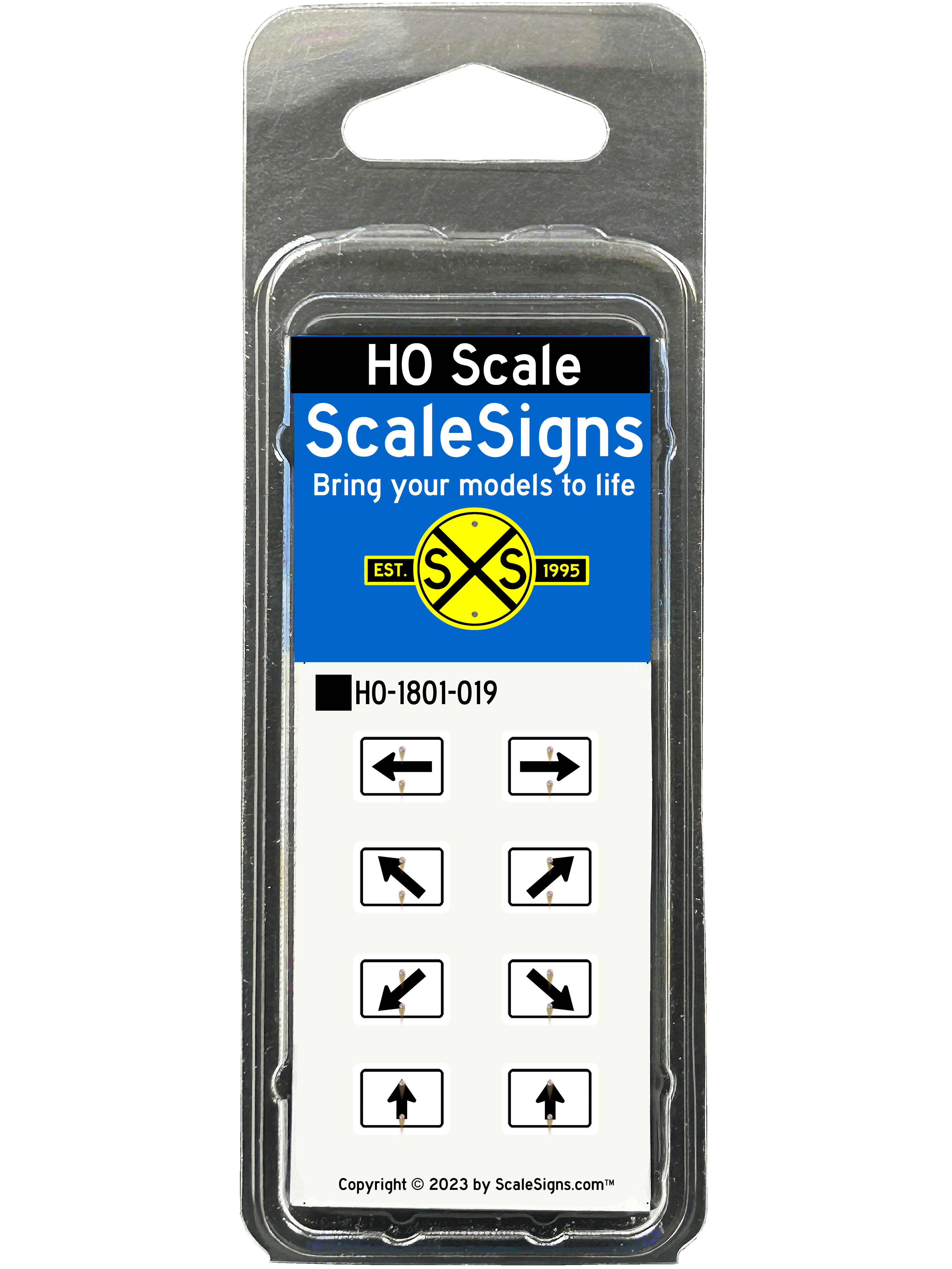 Scale Detailed Model Street and Railroad Signs in 1:87 HO Scale ...