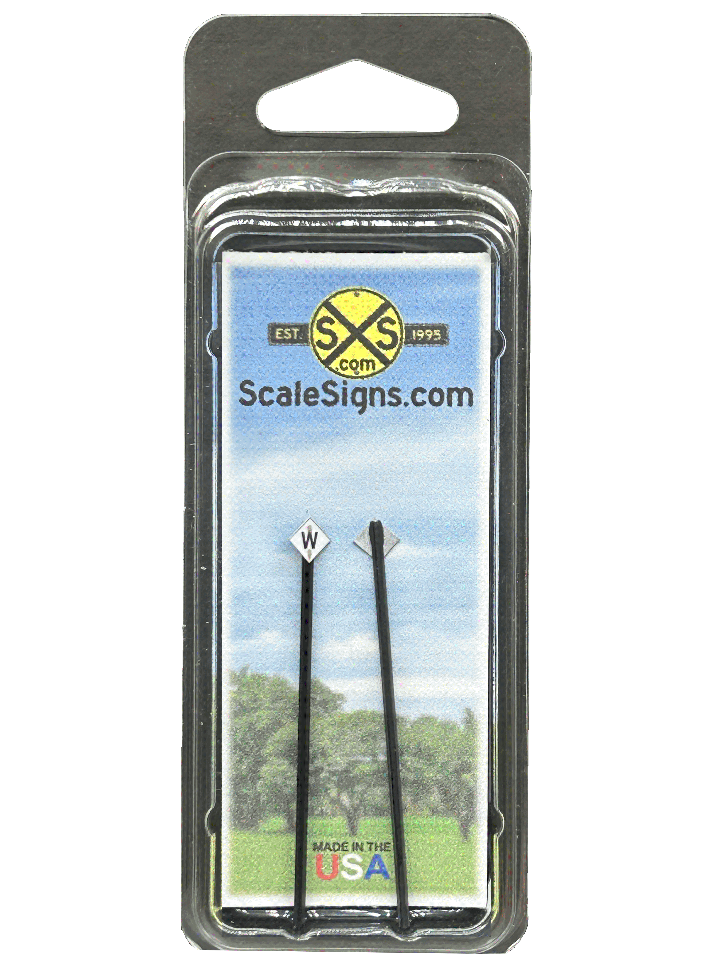 Scale Detailed Model Street and Railroad Signs in 1:87 HO – ScaleSigns.com