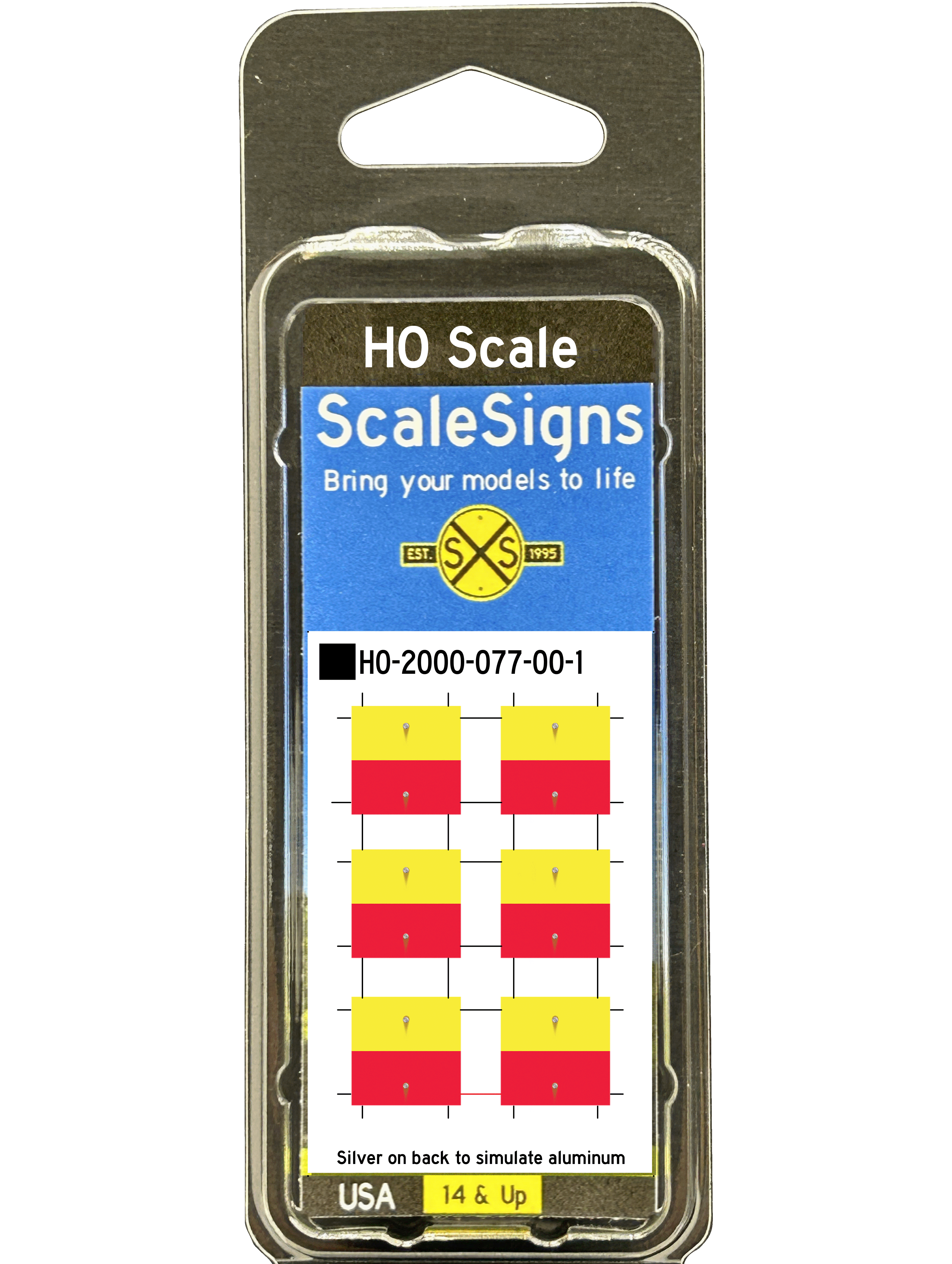 Scale Detailed Model Street and Railroad Signs in 1:87 HO Scale ...