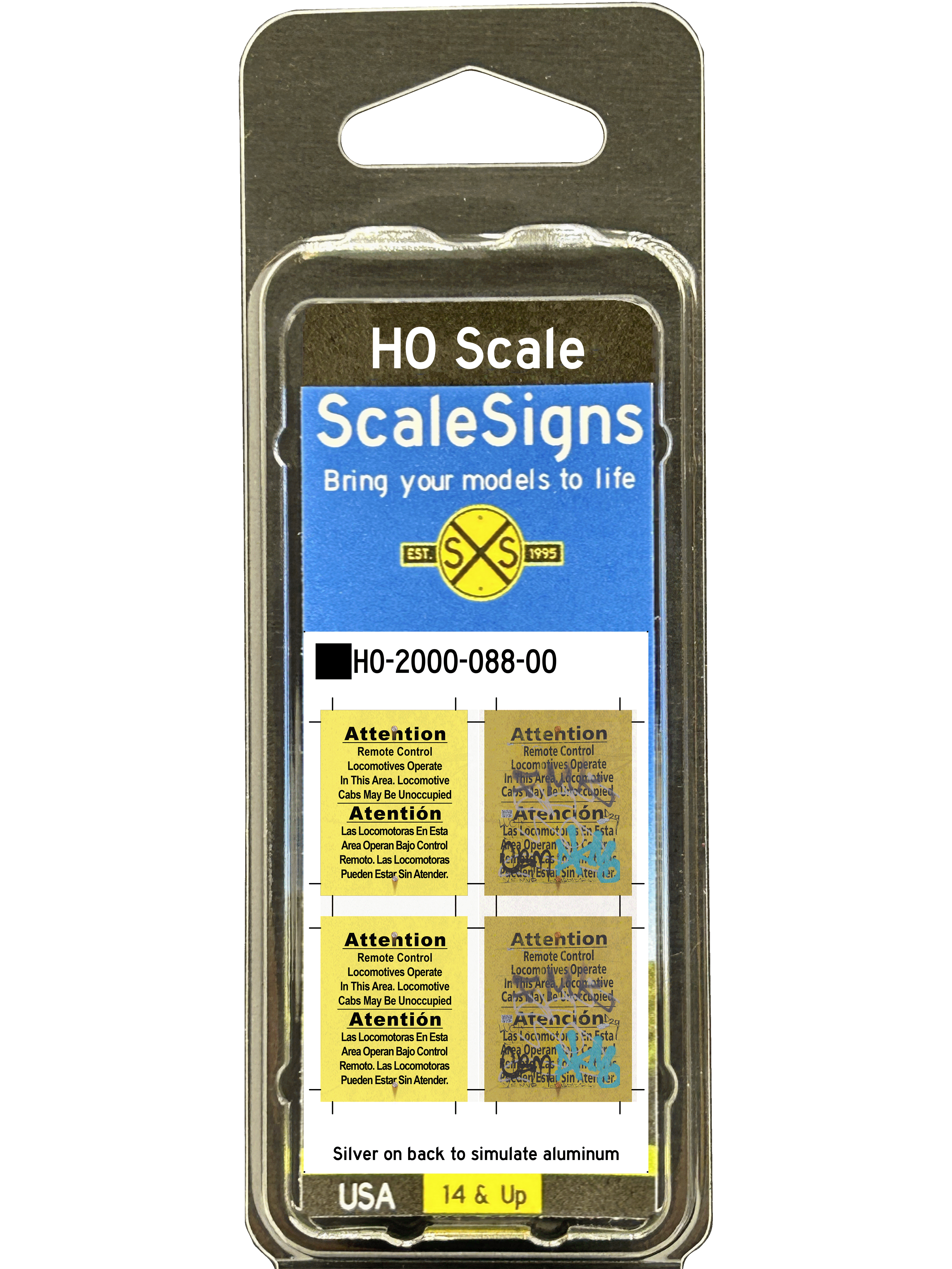 1:87 HO Scale Signs – ScaleSigns.com