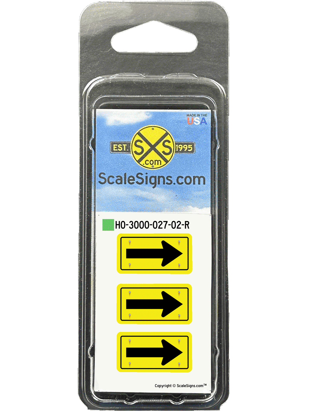 🟢 Right large arrow with bolts for 2 pole