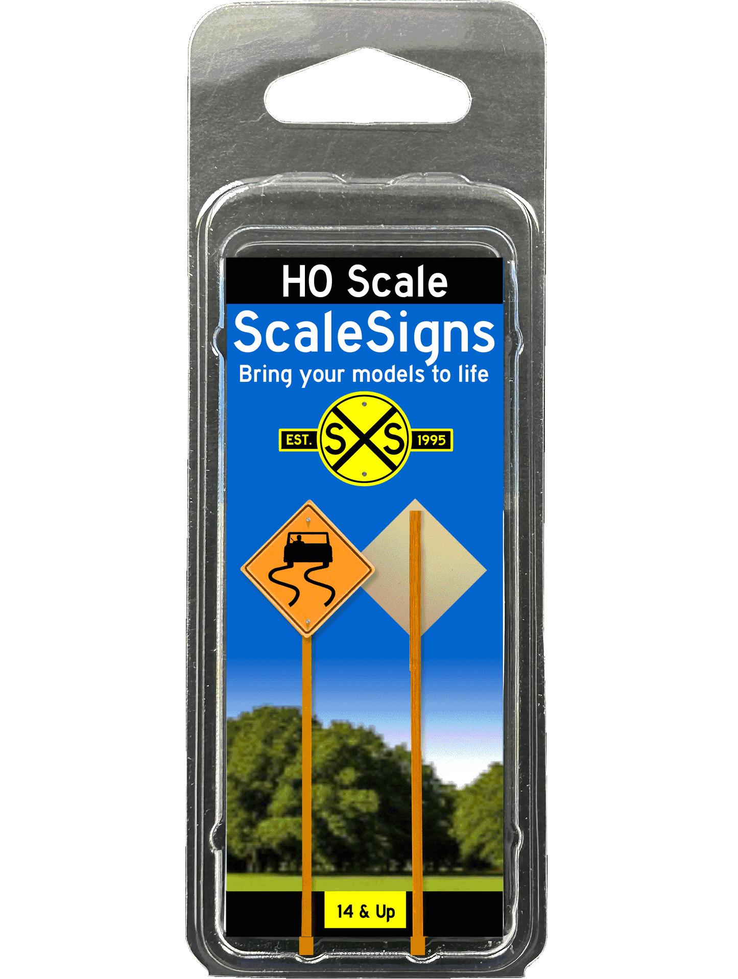 0 Scale Signs Scale Detailed Model Street and Railroad Signs in 1:87 HO – ScaleSigns.com