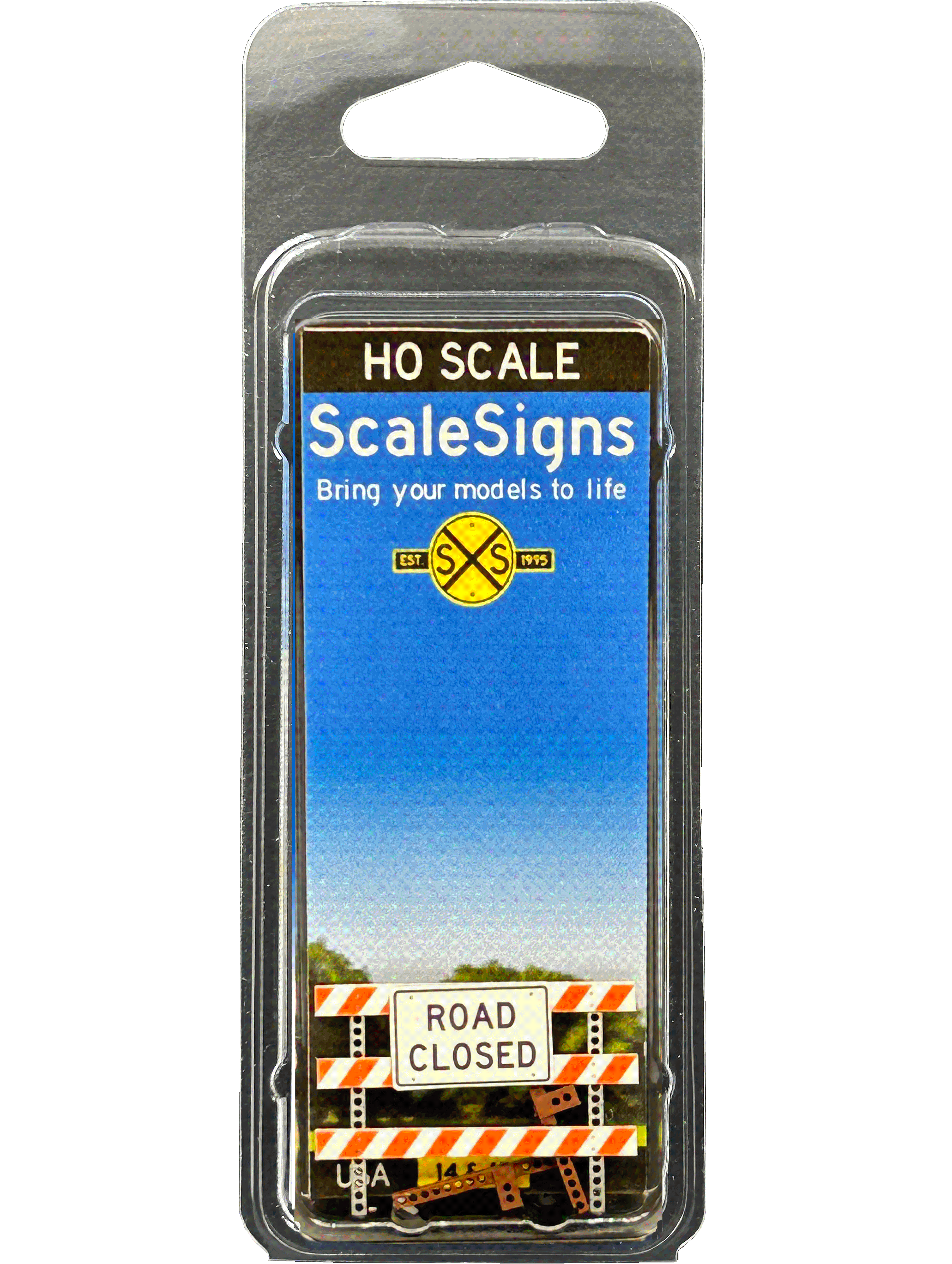 1:87 HO Scale Construction Signs. – ScaleSigns.com