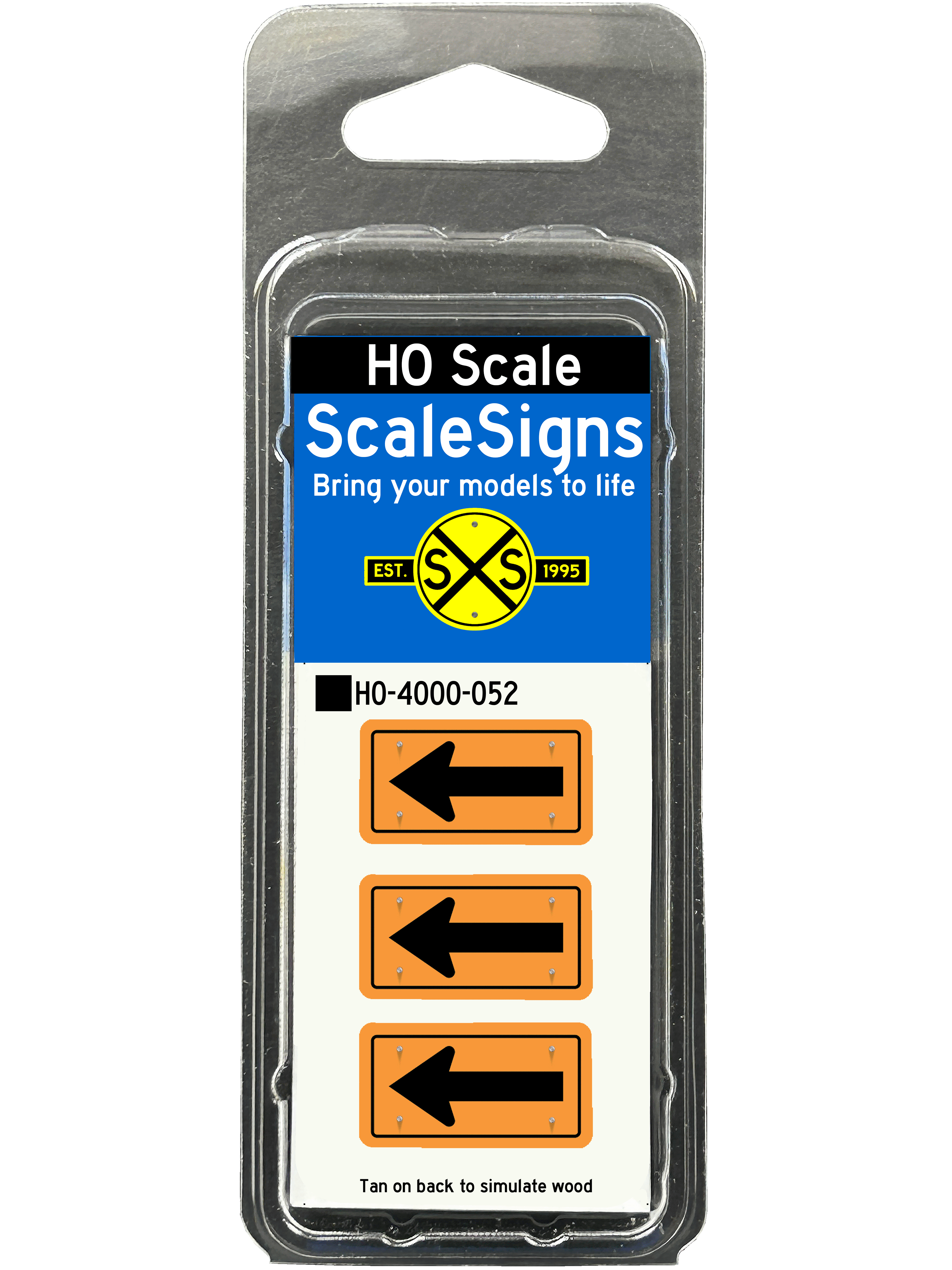 Madm003vp Sign 1:87 HO Scale Construction Signs. – ScaleSigns.com