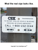 🟢 CSX Emergency Notification (ENS)| ScaleSigns.com