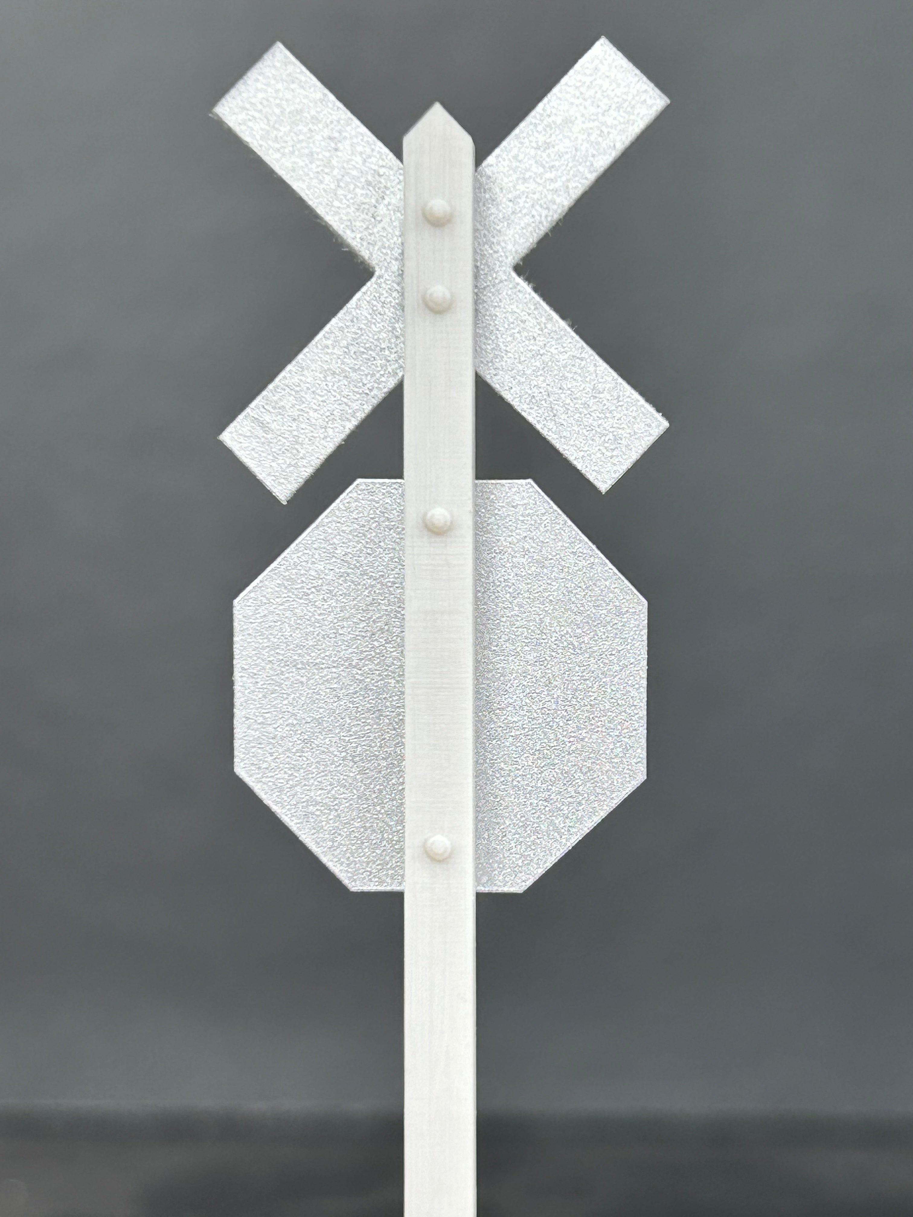 0 Scale Signs Scale Detailed Model Street and Railroad Signs in 1:48 O Scale ...