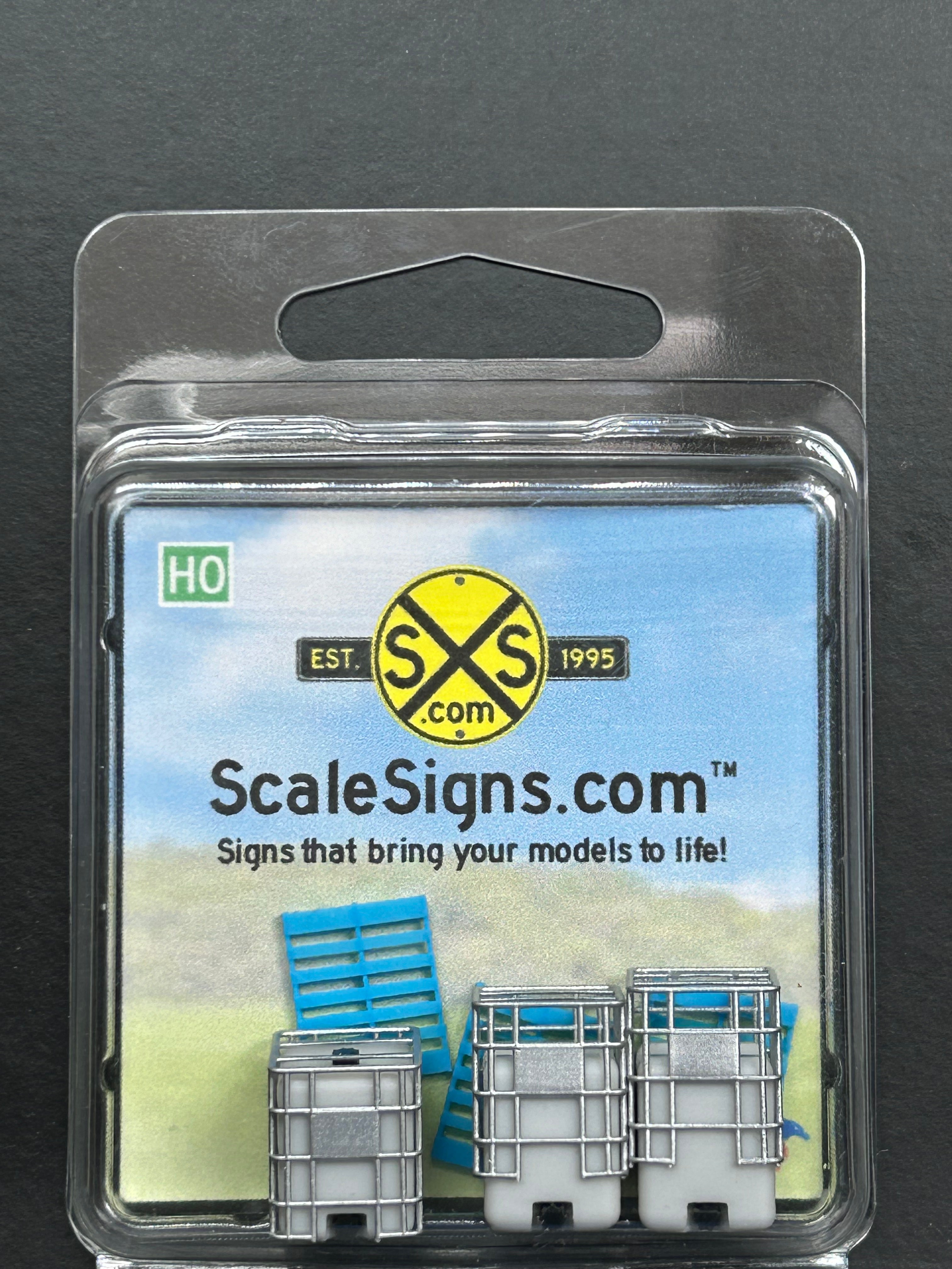 Scale Rider Sign Scale Detailed Model Street and Railroad Signs in 1:87 HO Scale ...