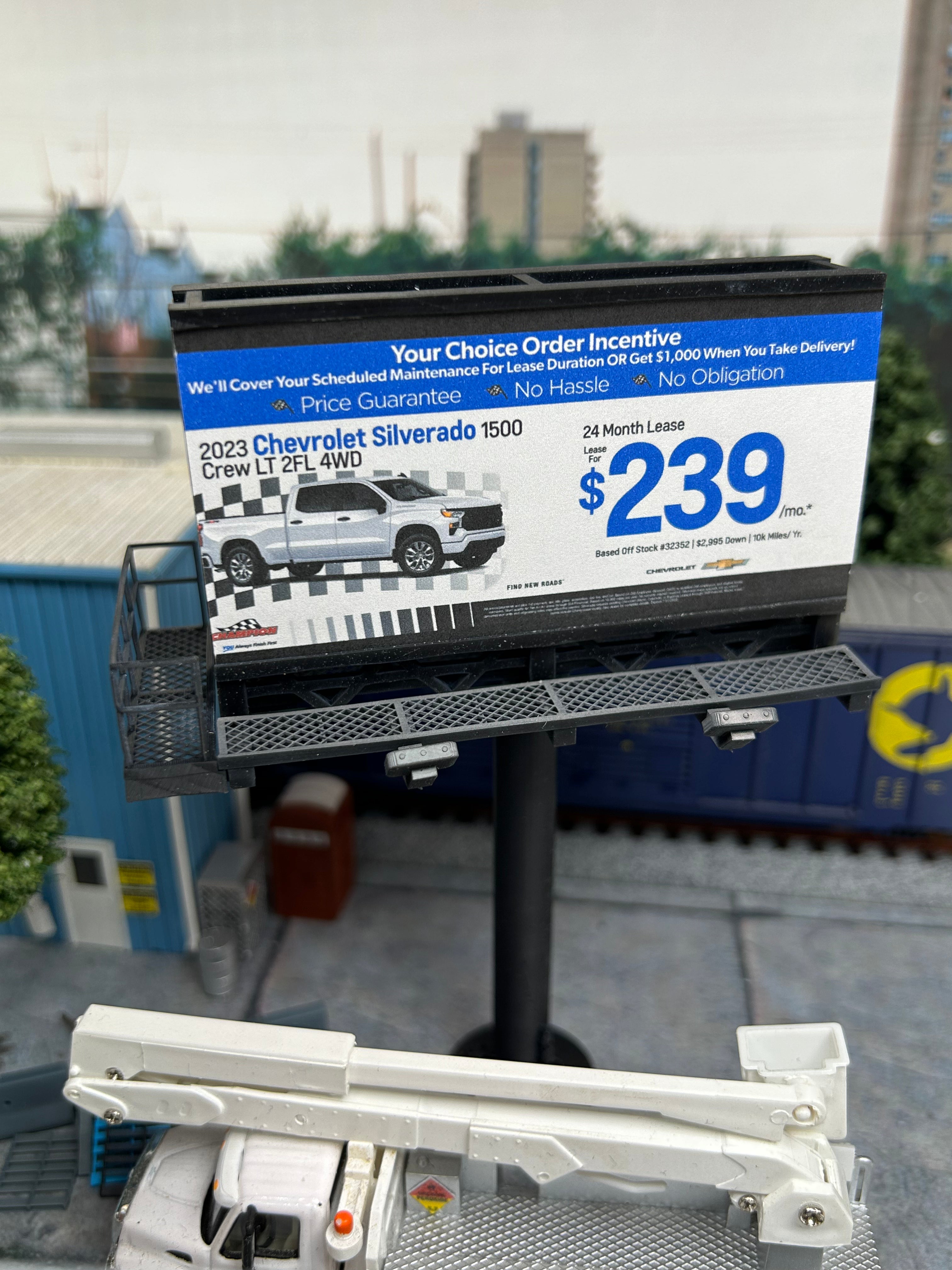 Scale Detailed Model Street and Railroad Signs in 1:87 HO Scale ...
