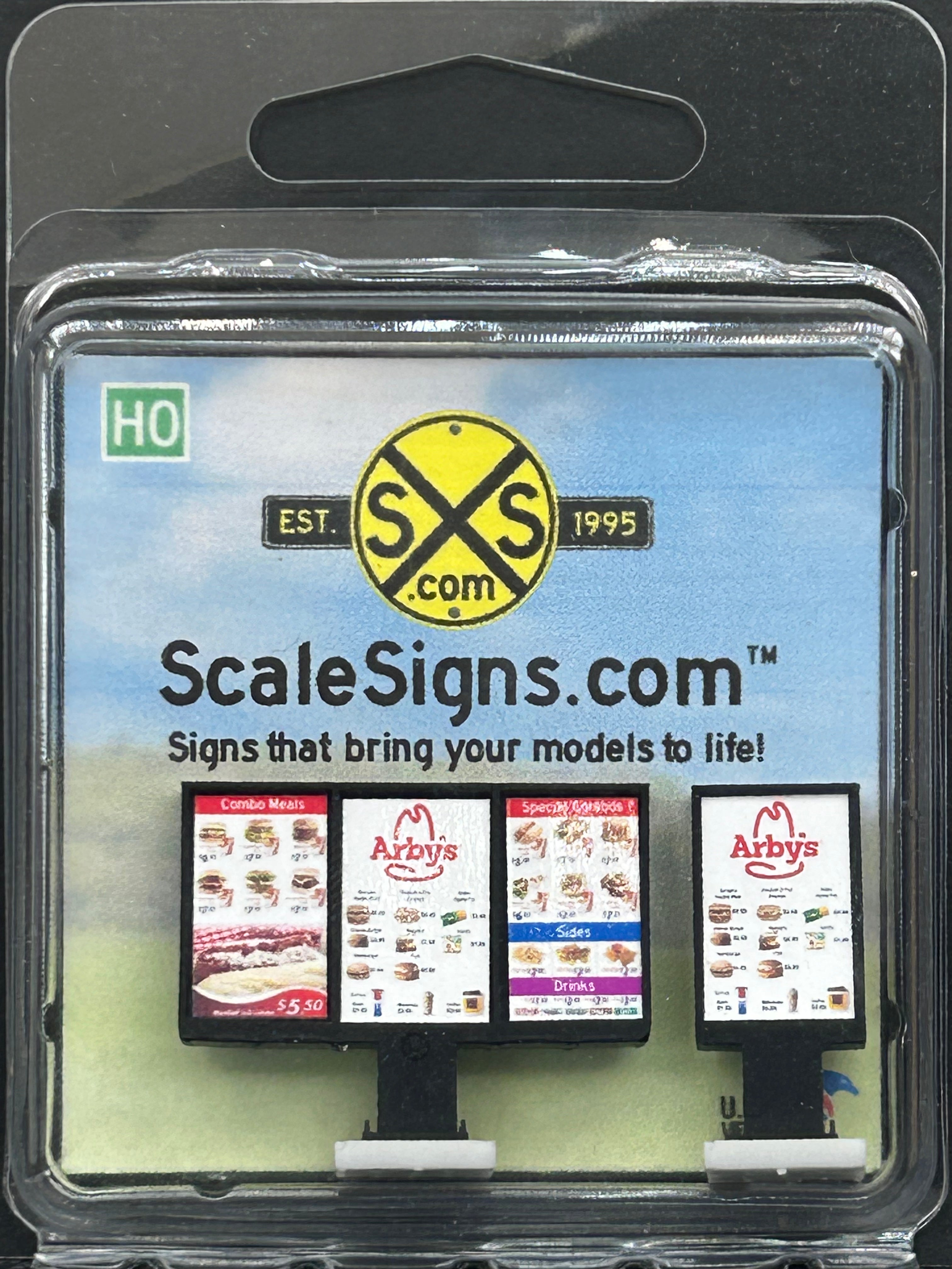 Scale Rider Sign Scale Detailed Model Street and Railroad Signs in 1:87 HO Scale ...