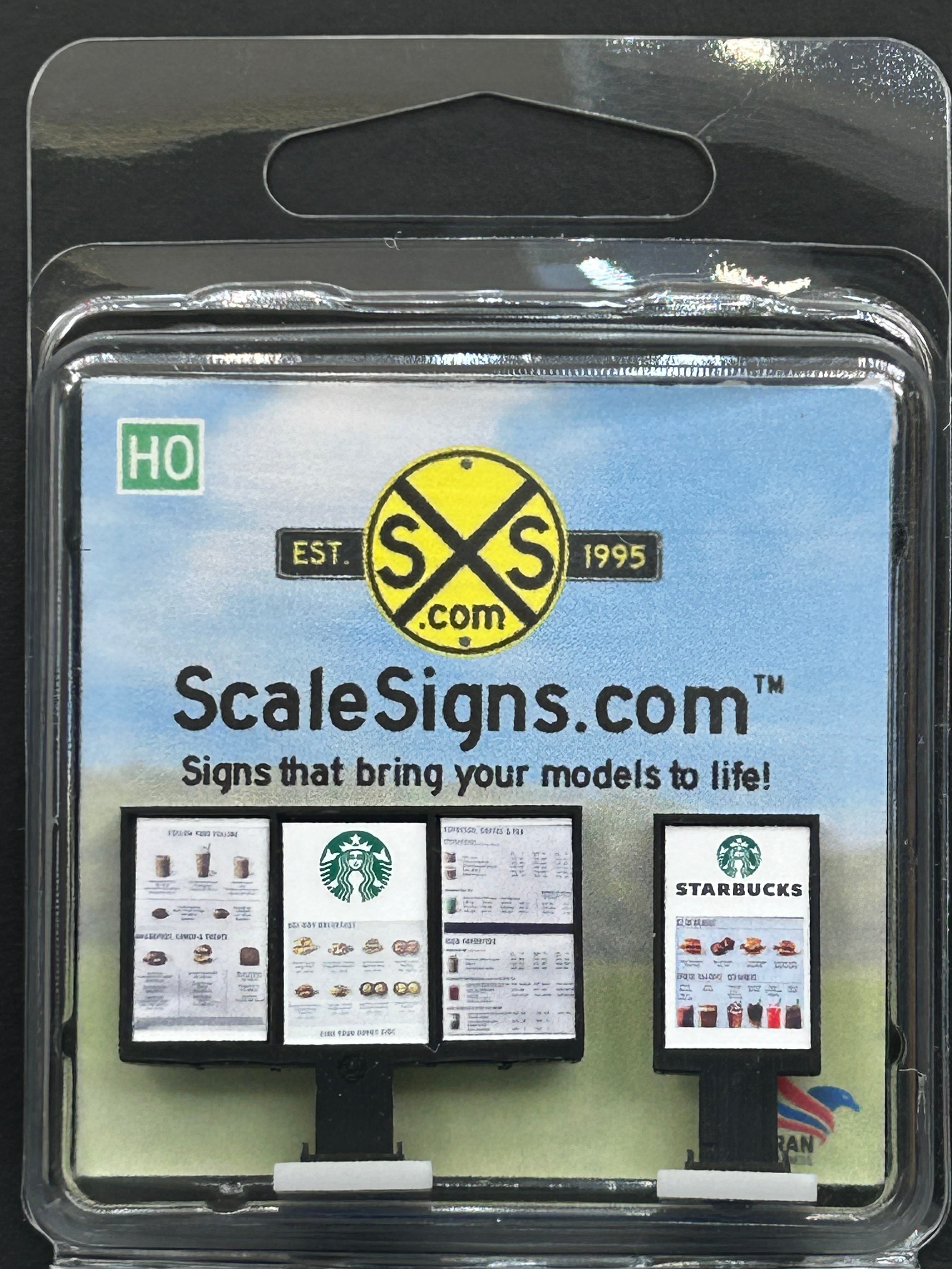 Free Scale. Sign Scale Detailed Model Street and Railroad Signs in 1:87 HO Scale ...